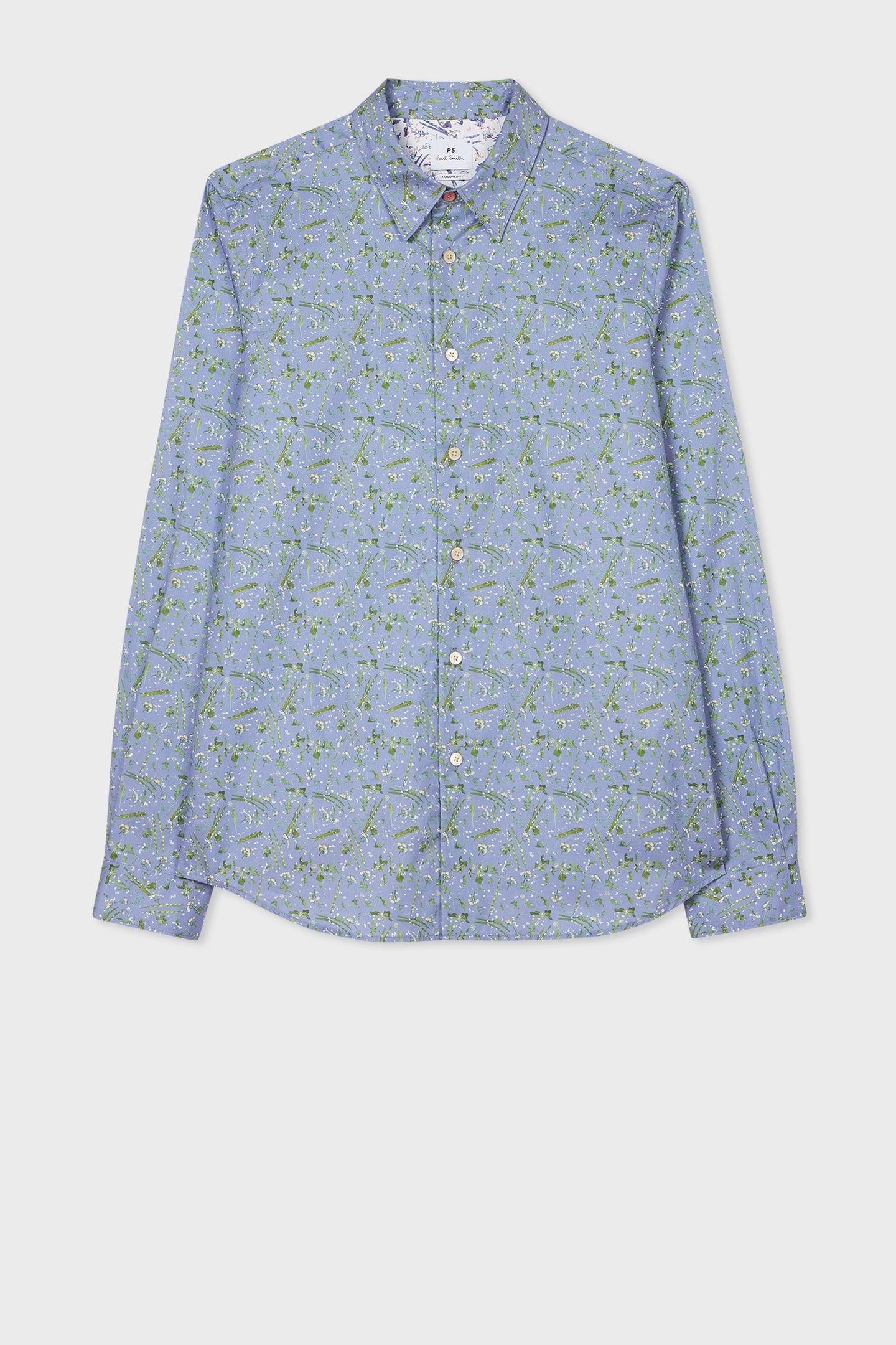 LS TAILORED FIT SHIRT LIGHT BLUE 4