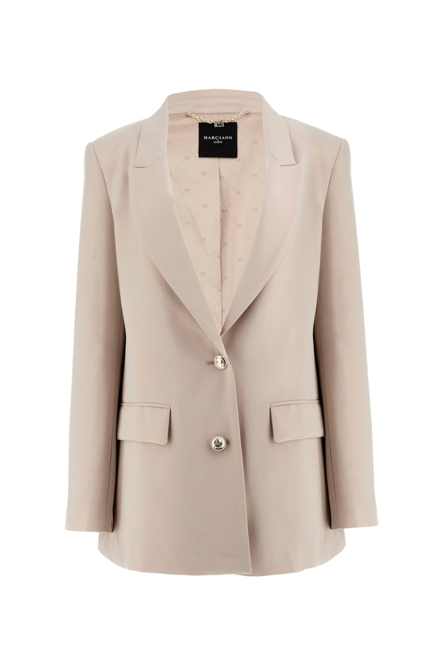 MARCIANO BY GUESS BECKY STRAIGHT BLAZER FAWN TAUPE 5
