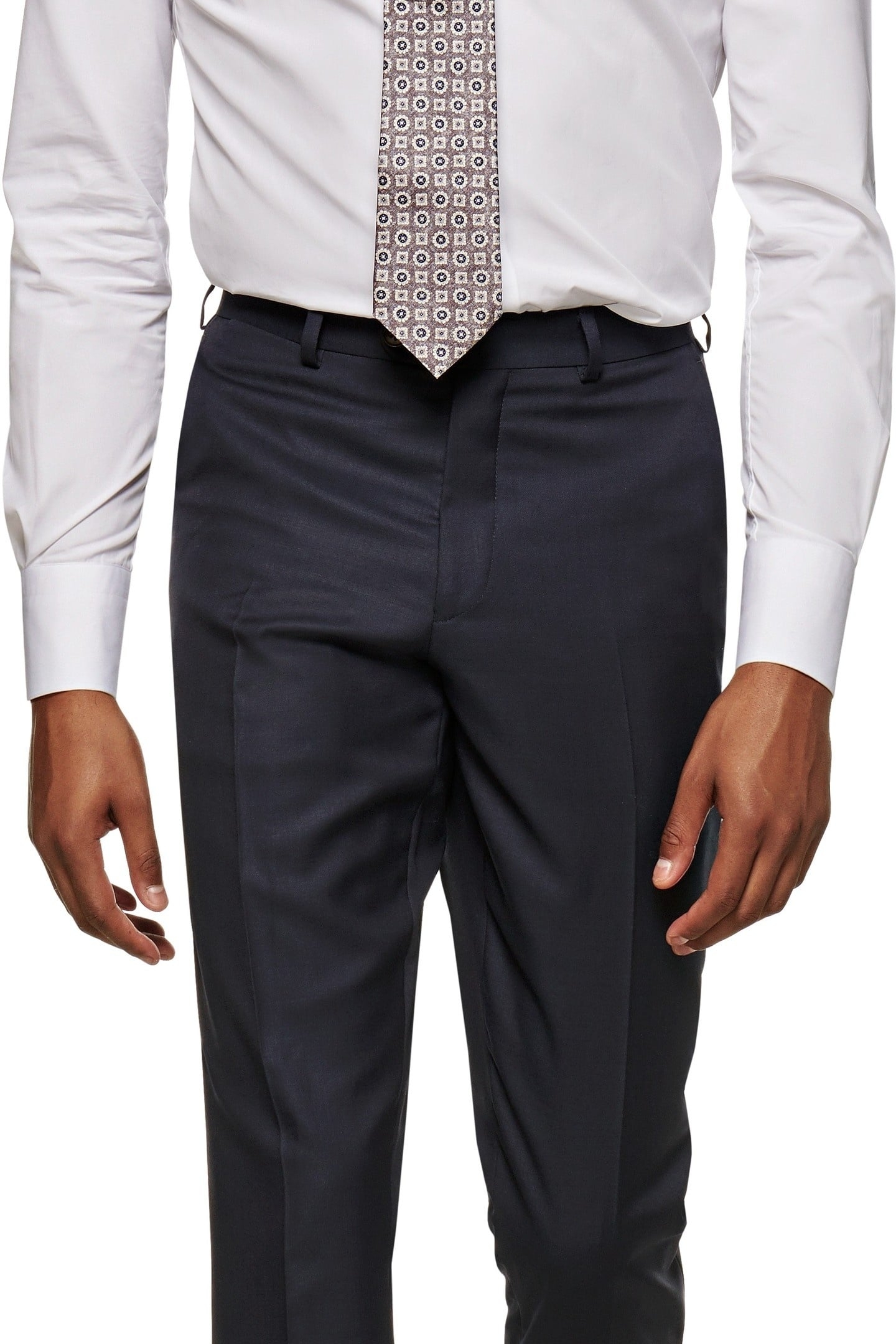 BRESCIA NAVY PURE WOOL S110 NAVY 6