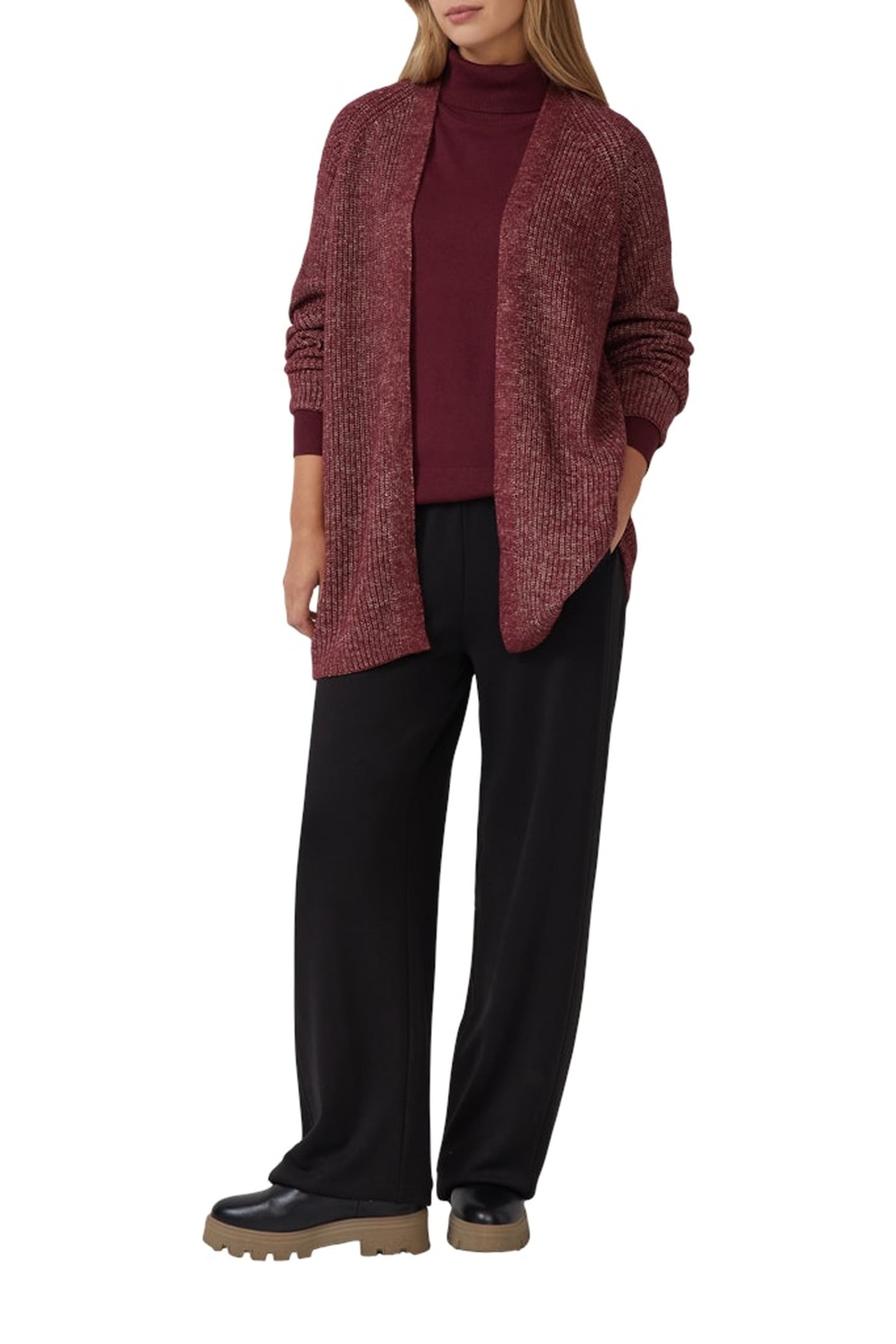 S.OLIVER CARDIGAN BURGUNDY 2