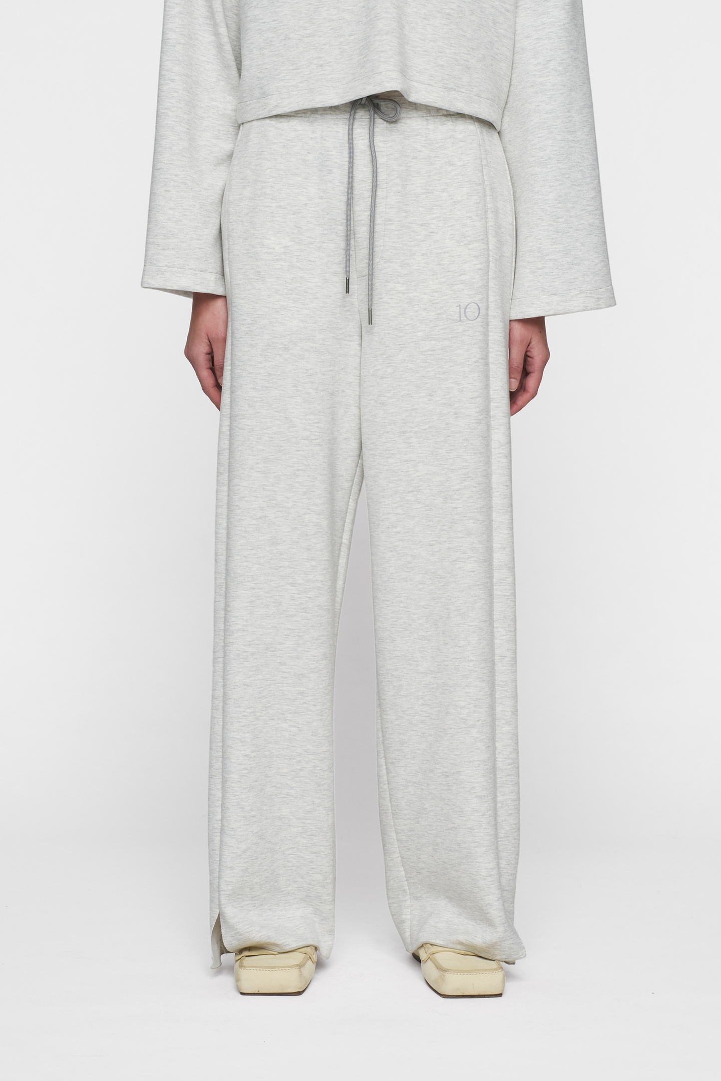 SOFT SCUBA PANTS WHITE GREY MELEE 6