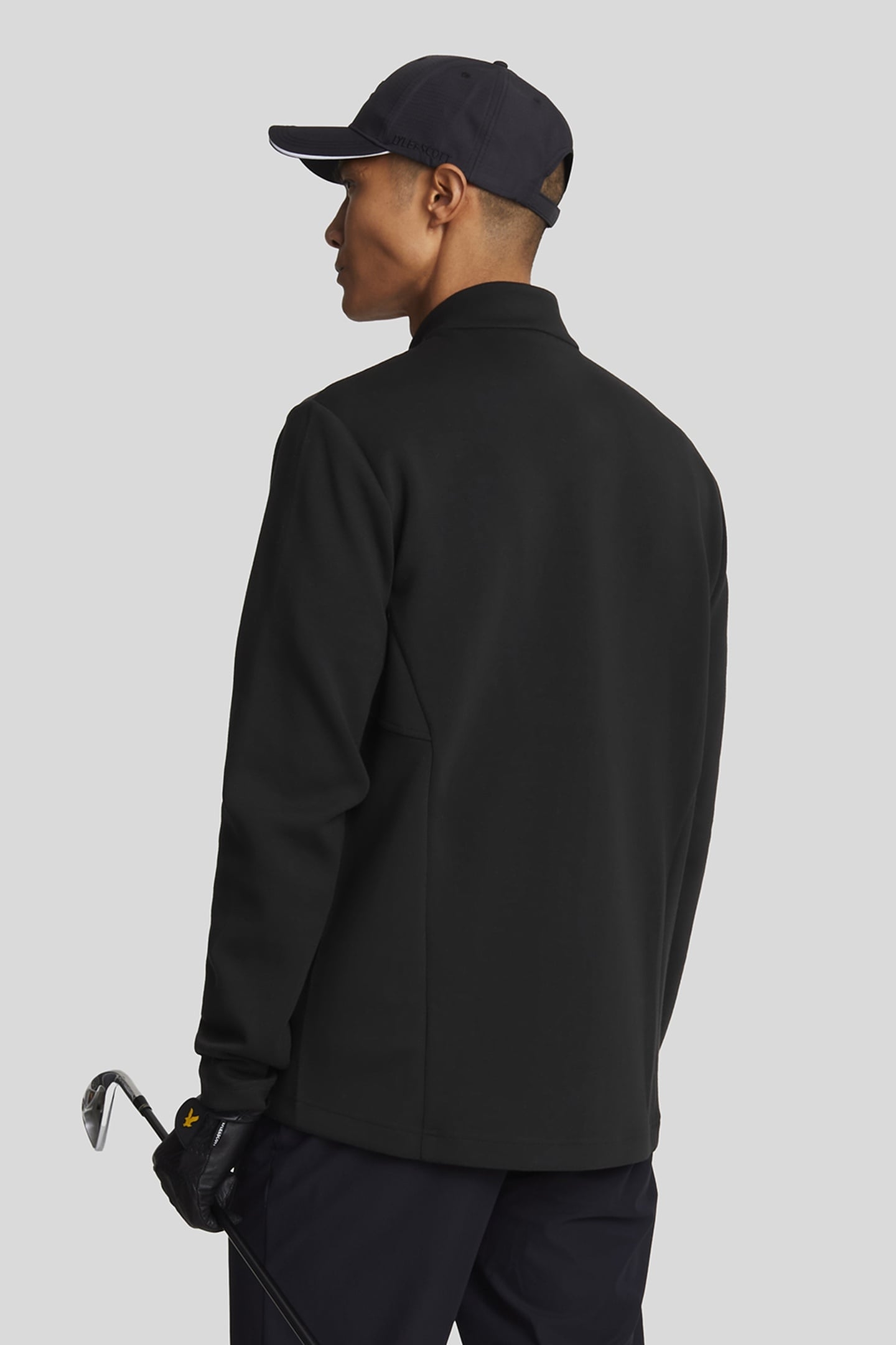 BAFFLE QUILTED FULL ZIP JACKET JET BLACK 3