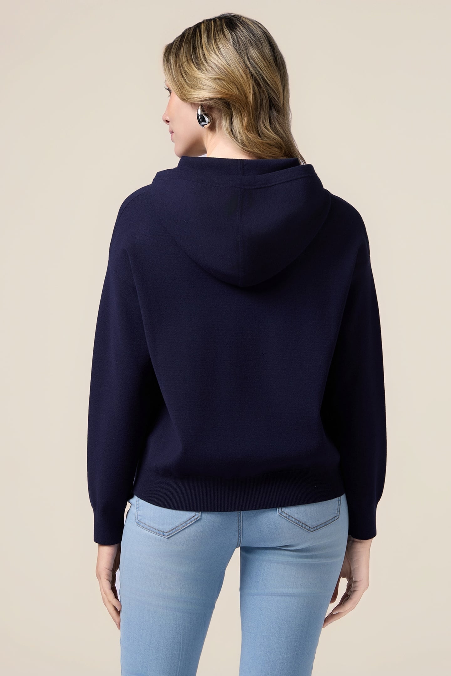 KNITTED SWEATSHIRT WITH JEWEL EMBROIDERY BLUE 3