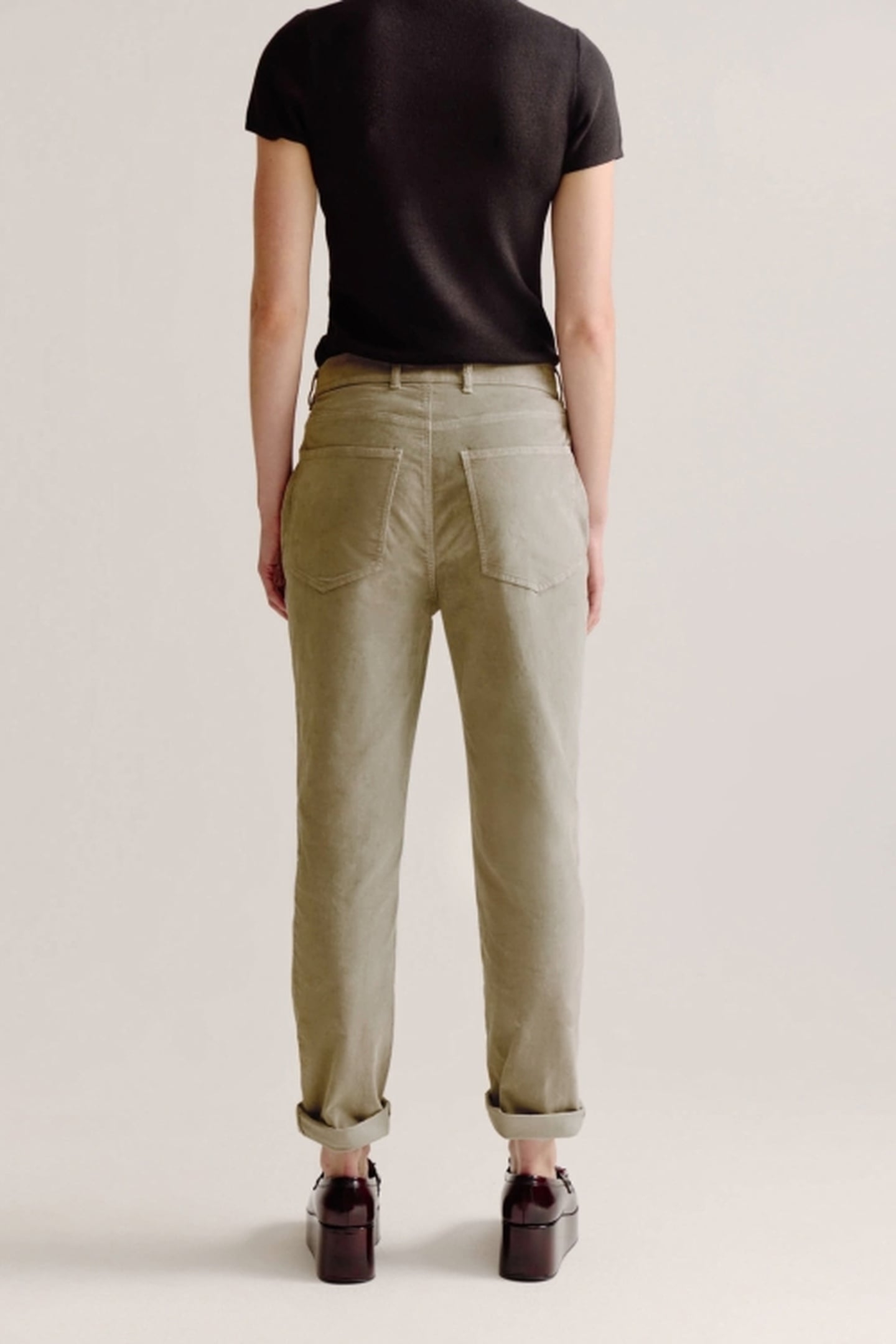 LEYLA PANTS LIGHT KHAKI 1