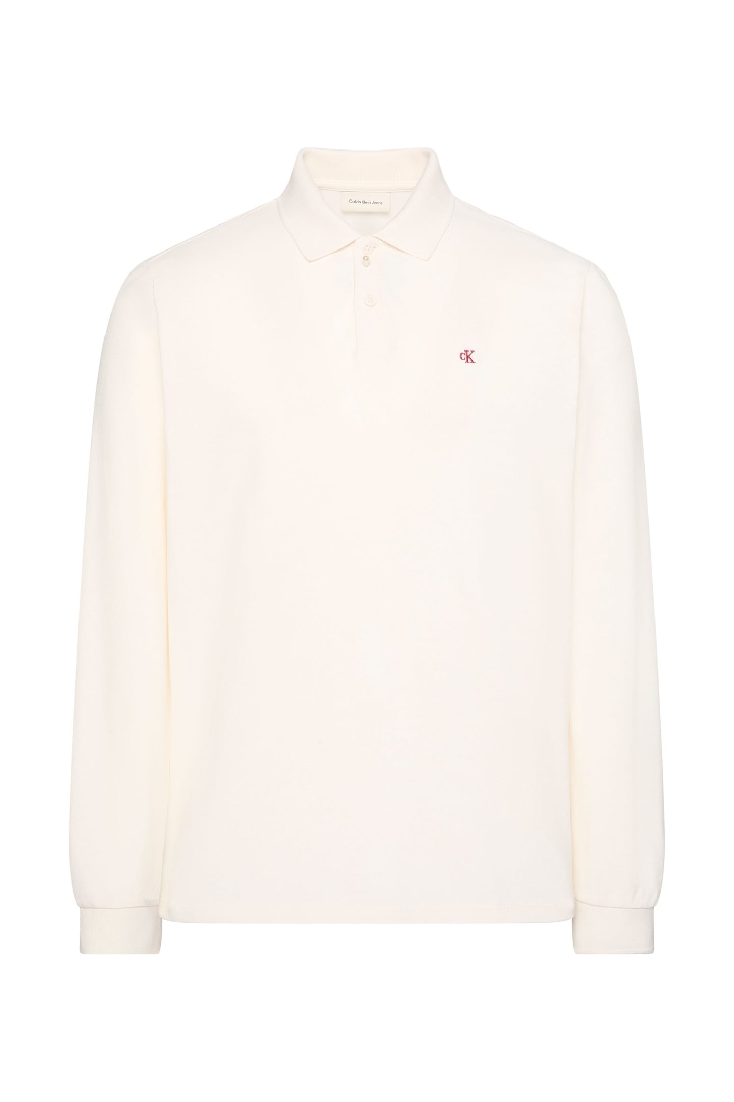 LS CASUAL PIQUE POLO WHITE GREIGE 5