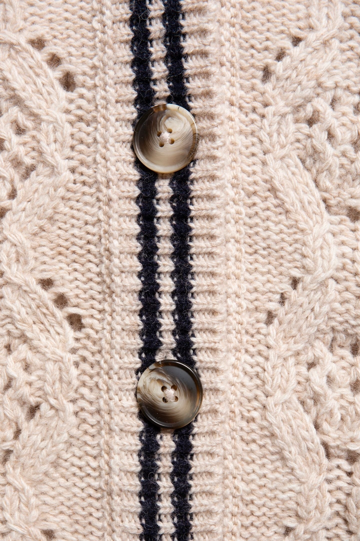 KIM POINTELLE KNIT VEST OAT 5