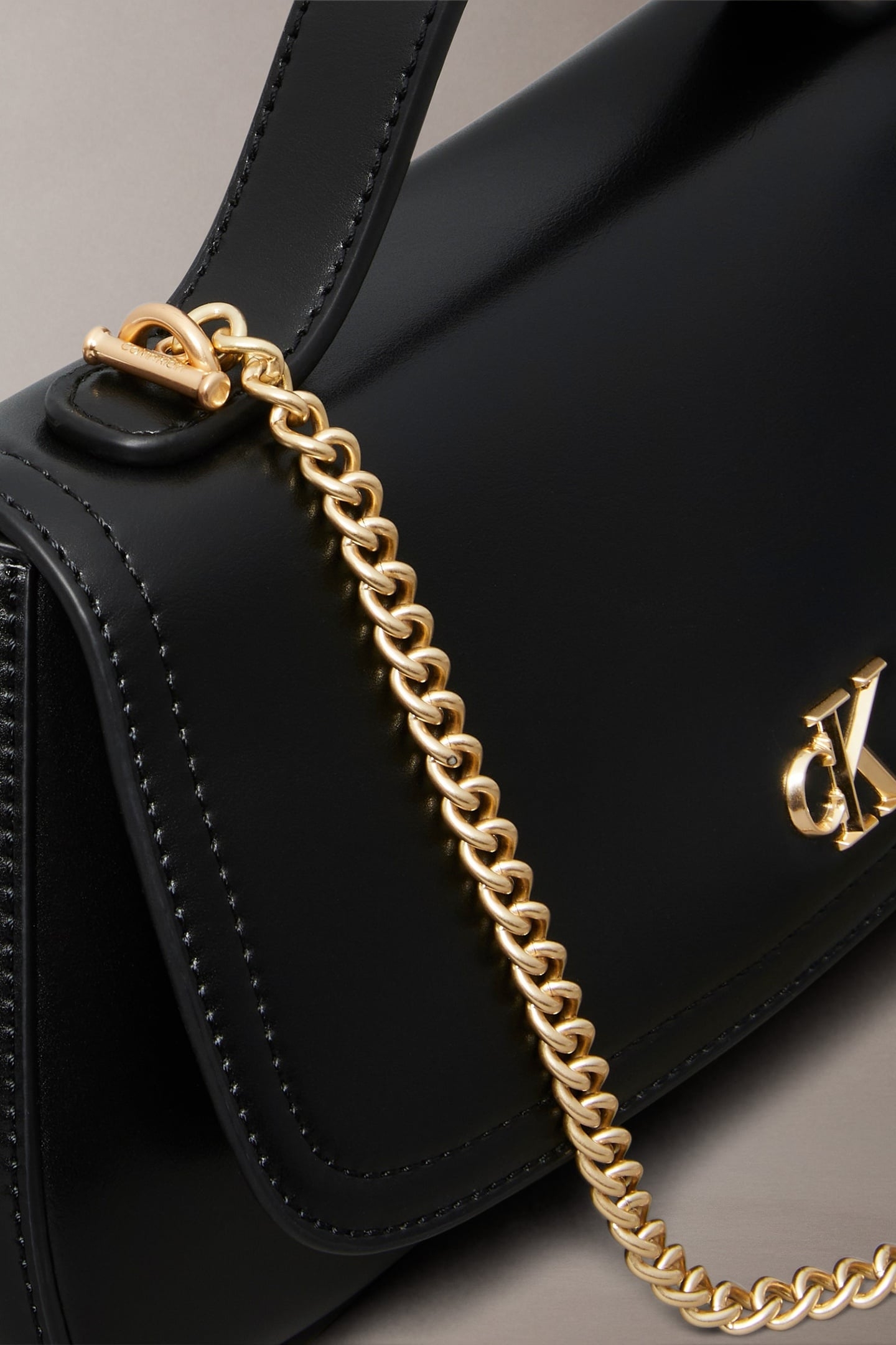 TOP HANDLE WITH CHAIN BLACK/ANTIQUE LIGHT GOLD 5