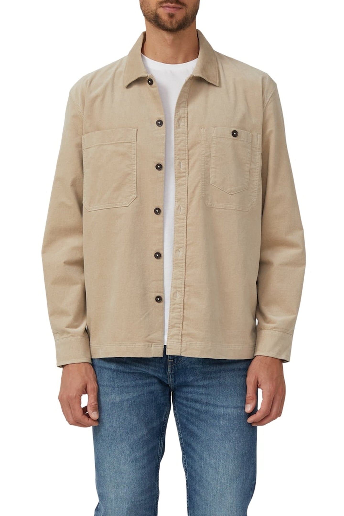 S.OLIVER SHIRTS BEIGE 1