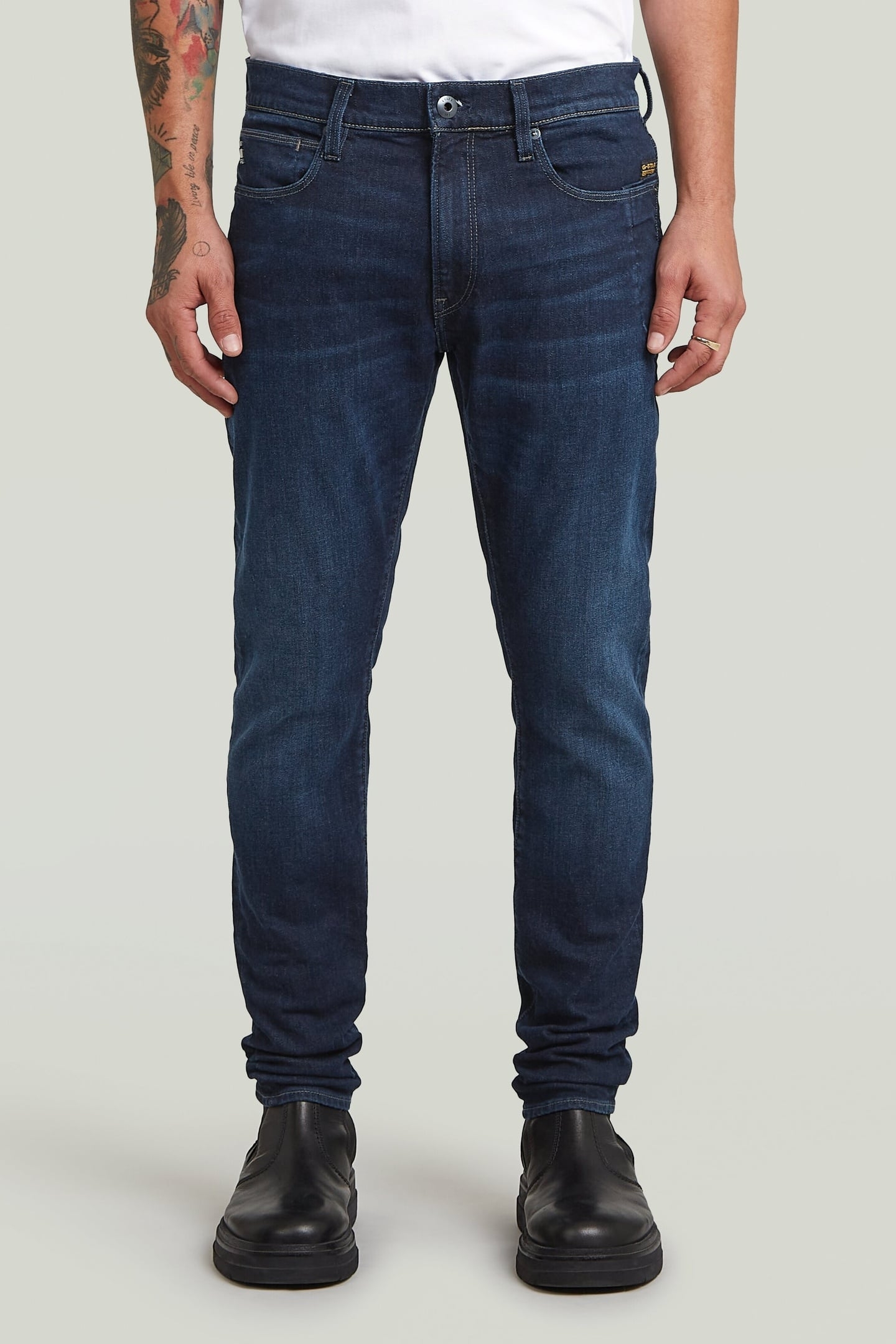 LANCET SKINNY JEANS WORN IN BLUE MINE 2