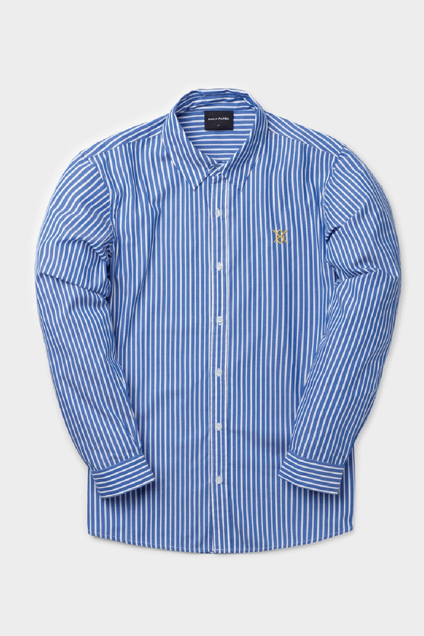 MAMBO LONG SLEEVE SHIRT WHITE/BLUE 3