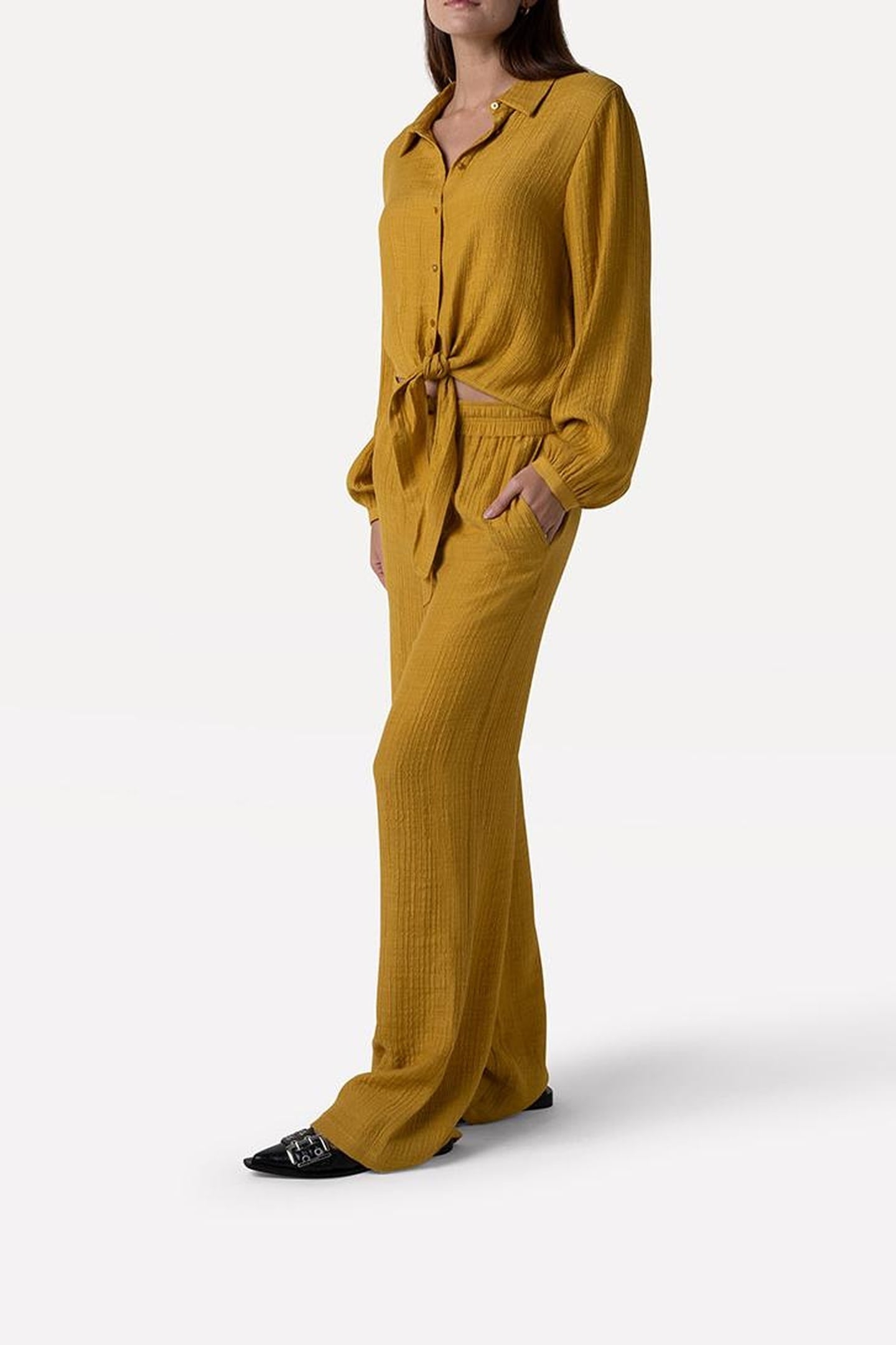 WANDA PANTS BRIGHT GOLD 1