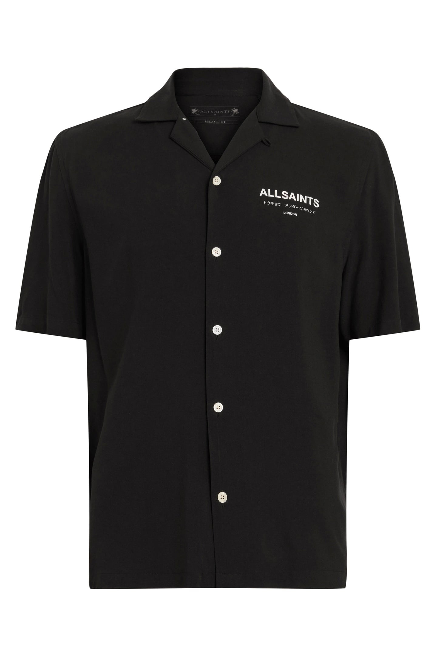 UNDERGROUND SS SHIRT JET BLACK/ECRU 4