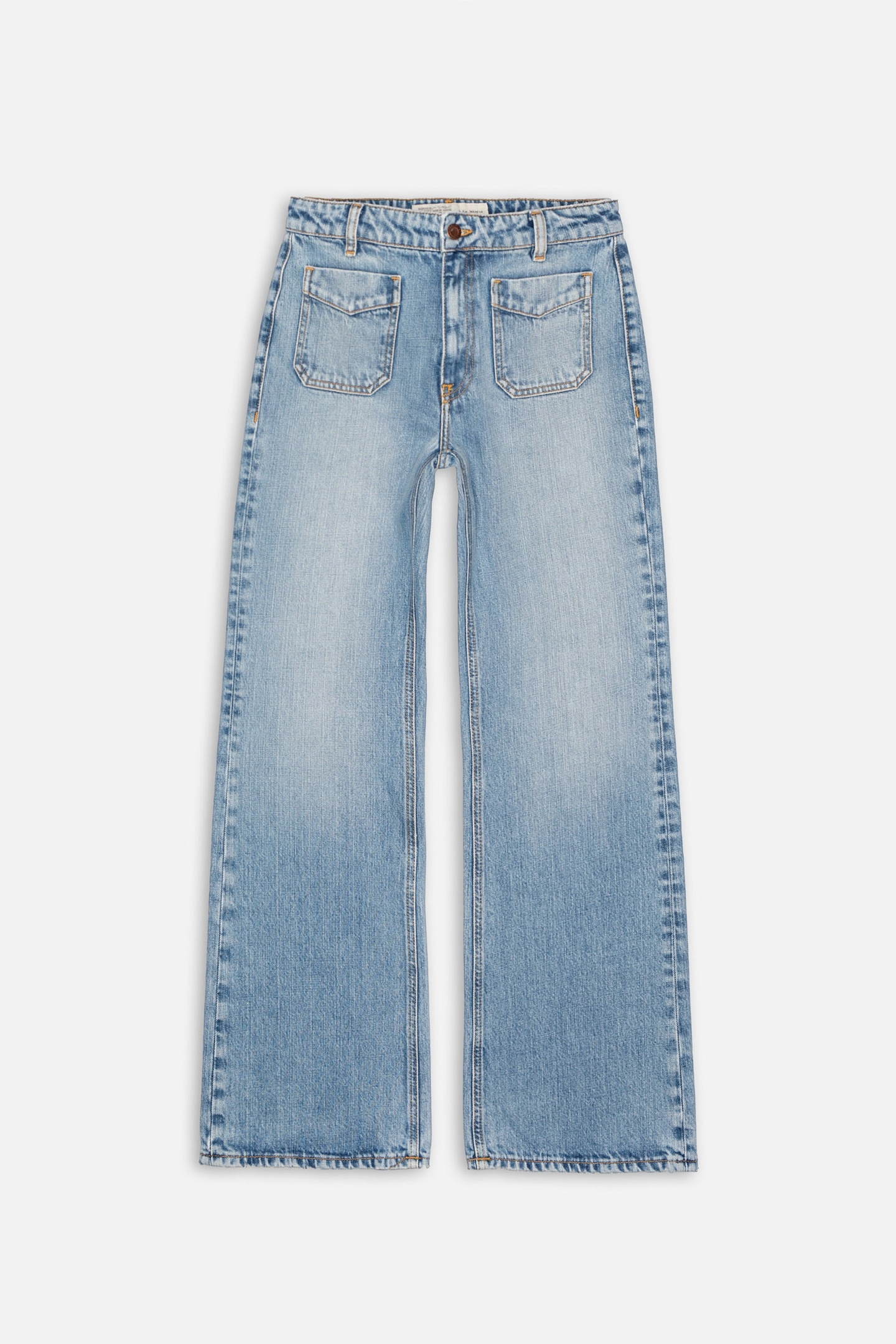 HOLLY FLARE LIGHT DENIM PANTS 4