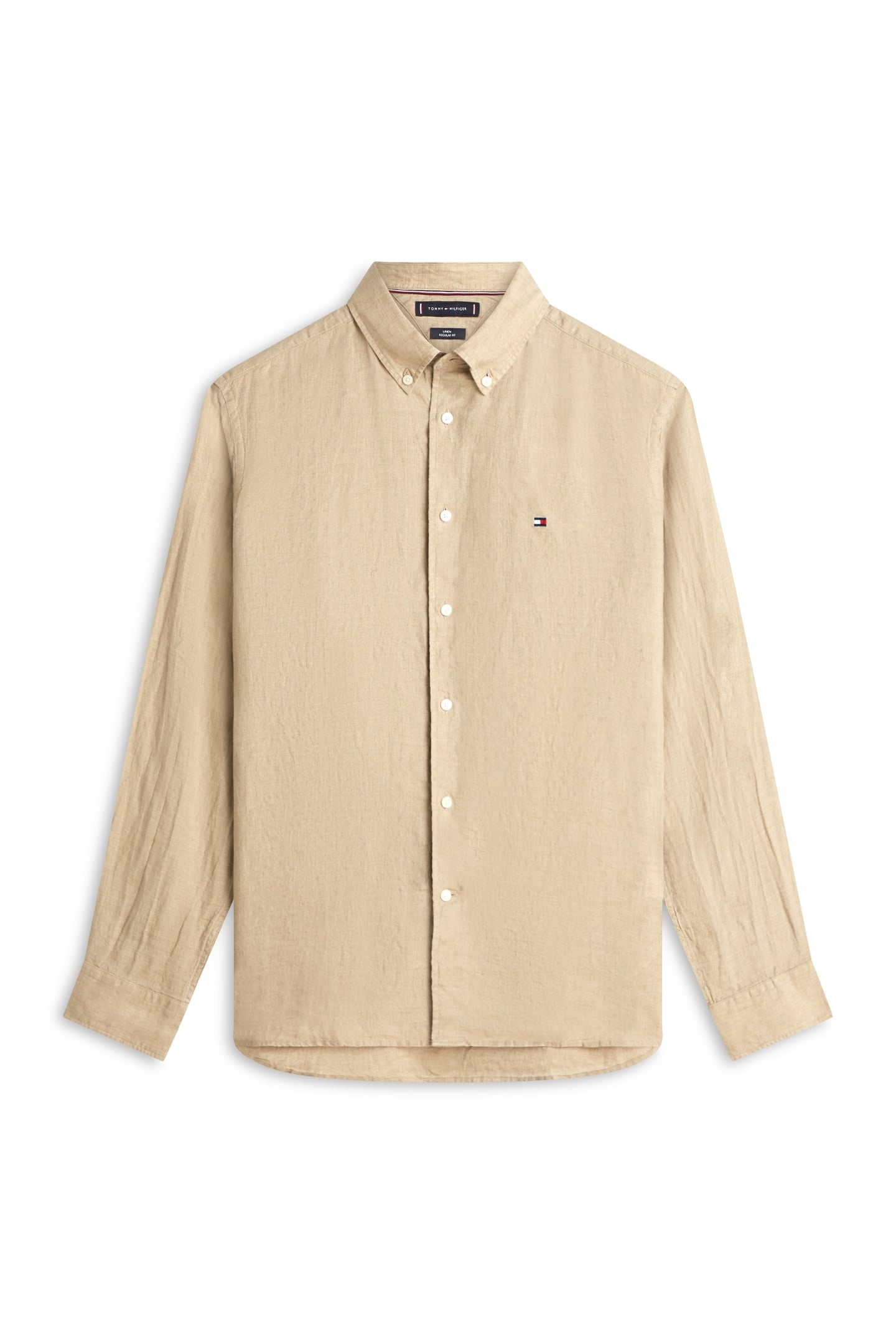 PIGMENT DYED LINEN SHIRT SANDALWOOD 5