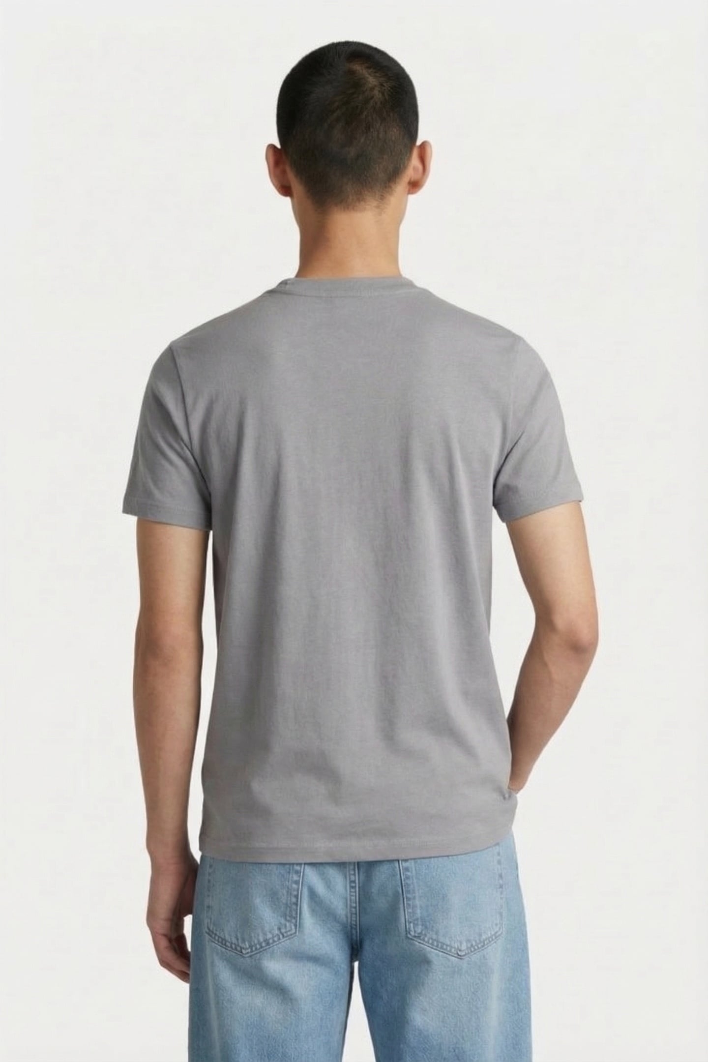 DARK GREY T-SHIRT CREWNECK 2