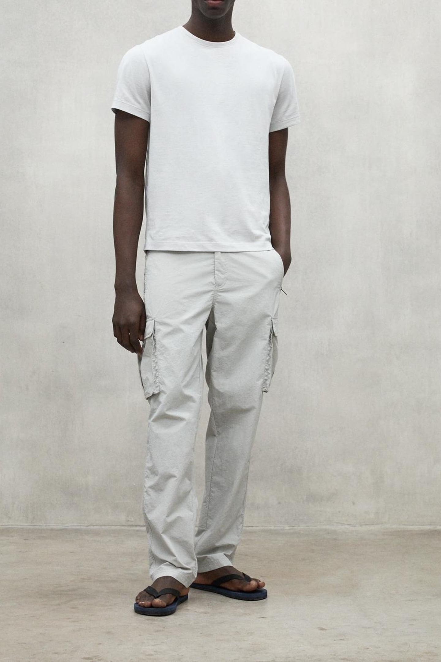 ALISTEALF PANTS LIGHT GREY 1