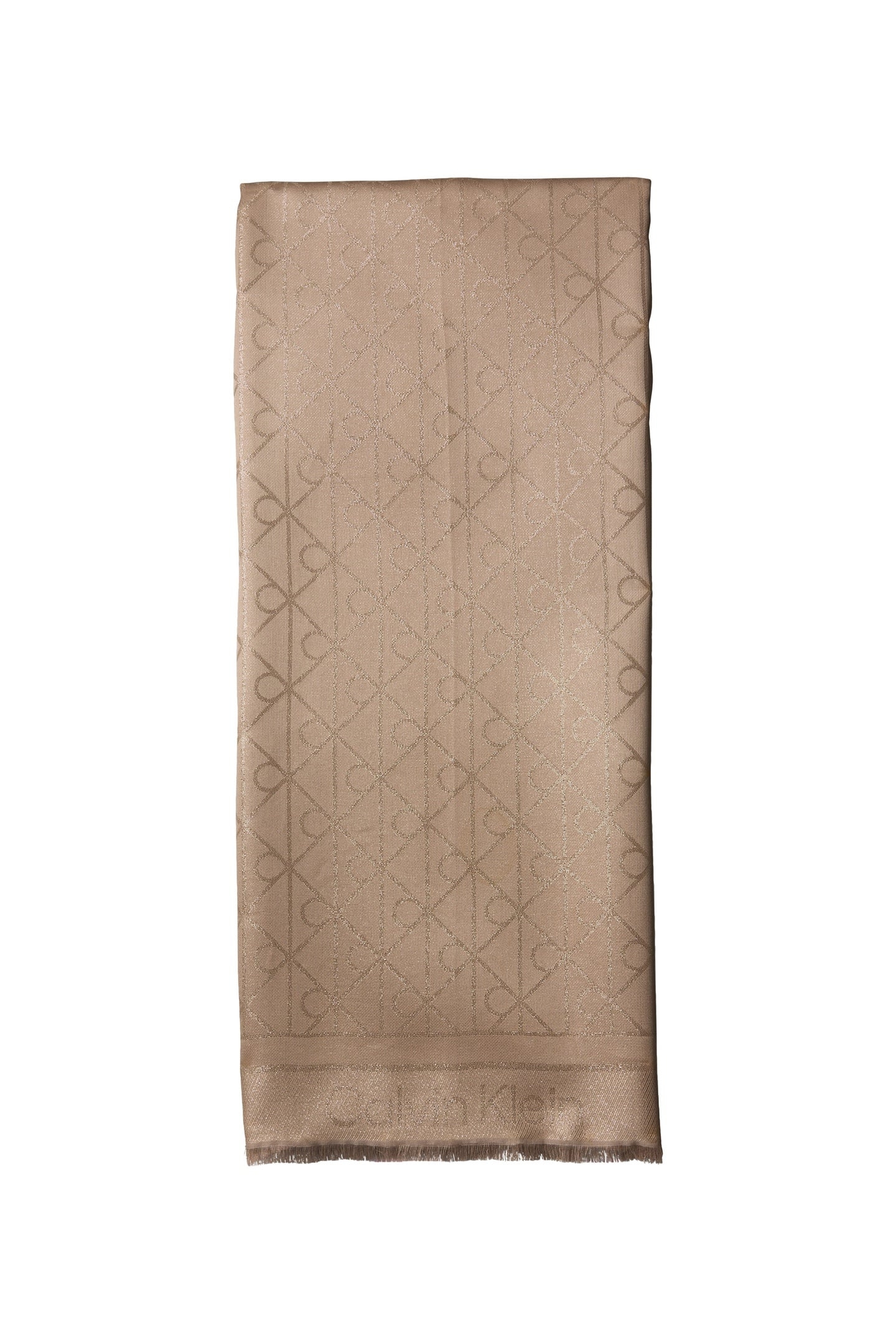 EMBLEM SHINE SIGNATURE SCARF OYSTER MUSHROOM 2