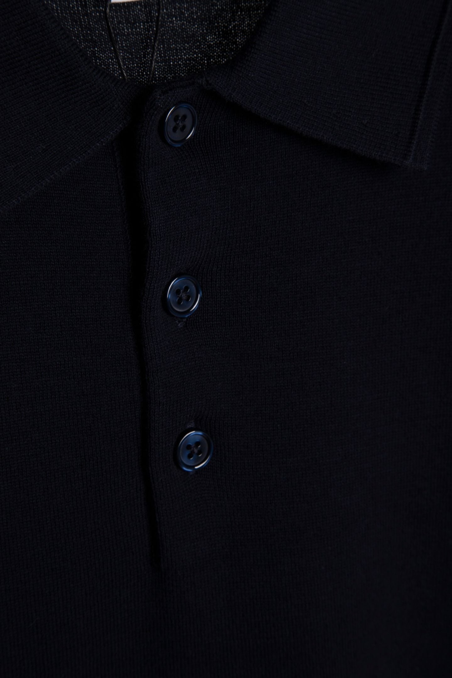 SS BUTTON POLO KNIT NAVY 4