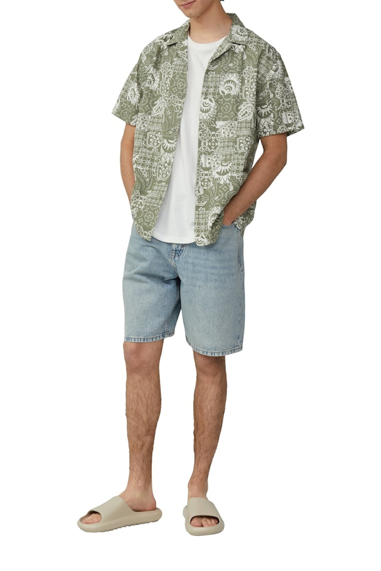 QS JEANS SHORTS BLUE DENIM 1