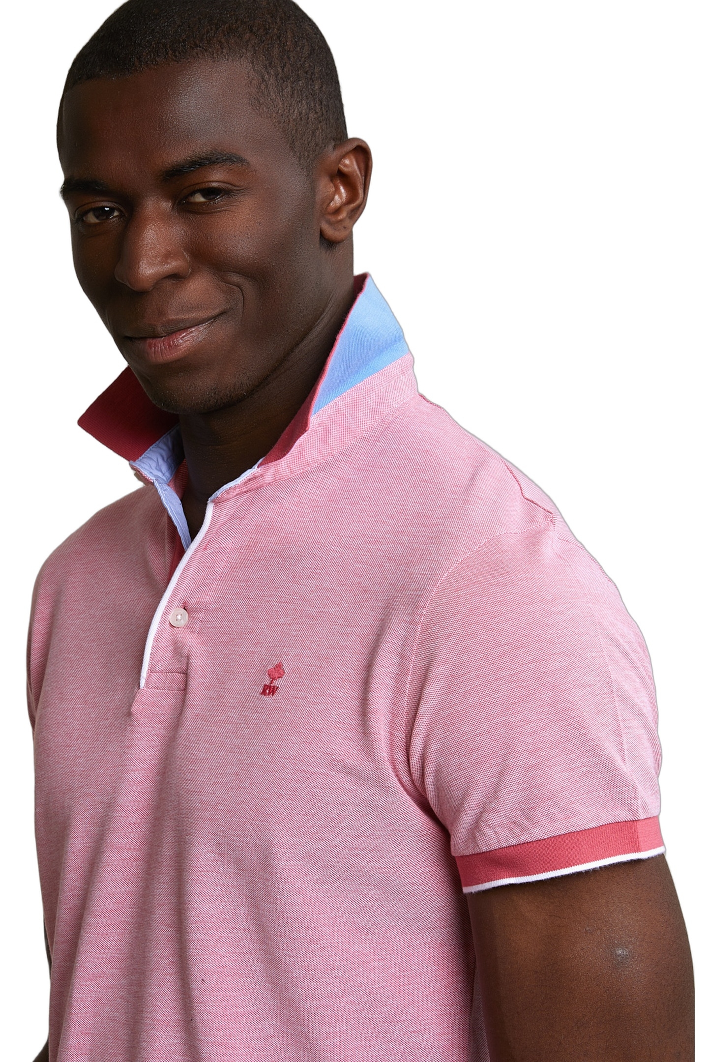 CUSTOM FIT COTTON POLO SHORT SLEEVES SUNSET 2
