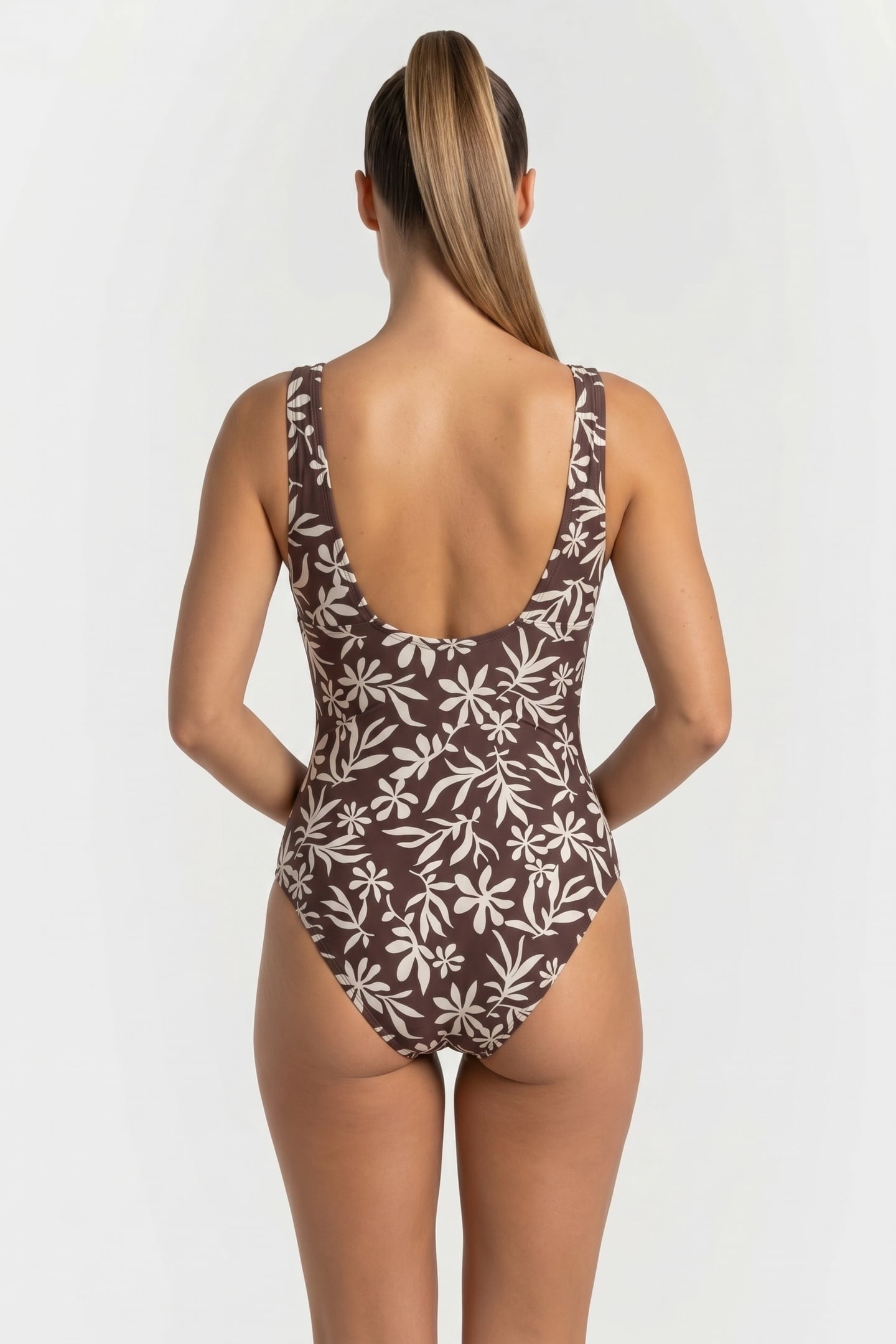 ZAZU SWIMSUIT BROWN 2