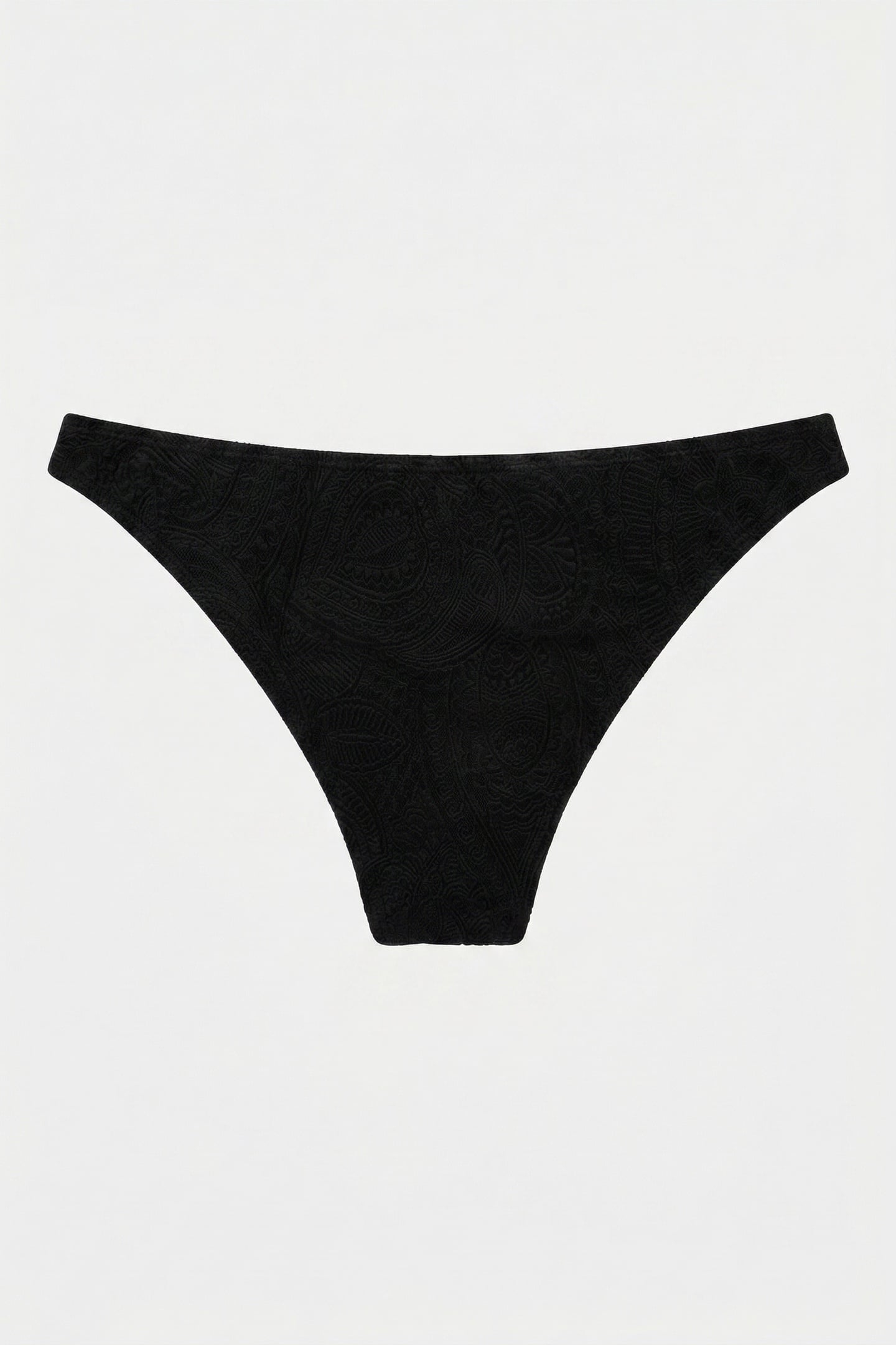 REGULAR BIKINI BOTTOM PAISLEY STRUCTURE BLACK PAISLEY STRUCT 4