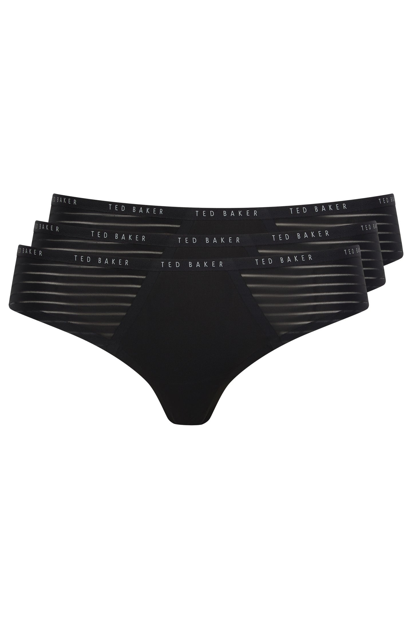 JESSIE MESH BRIEF NO SHOW BLACK 1