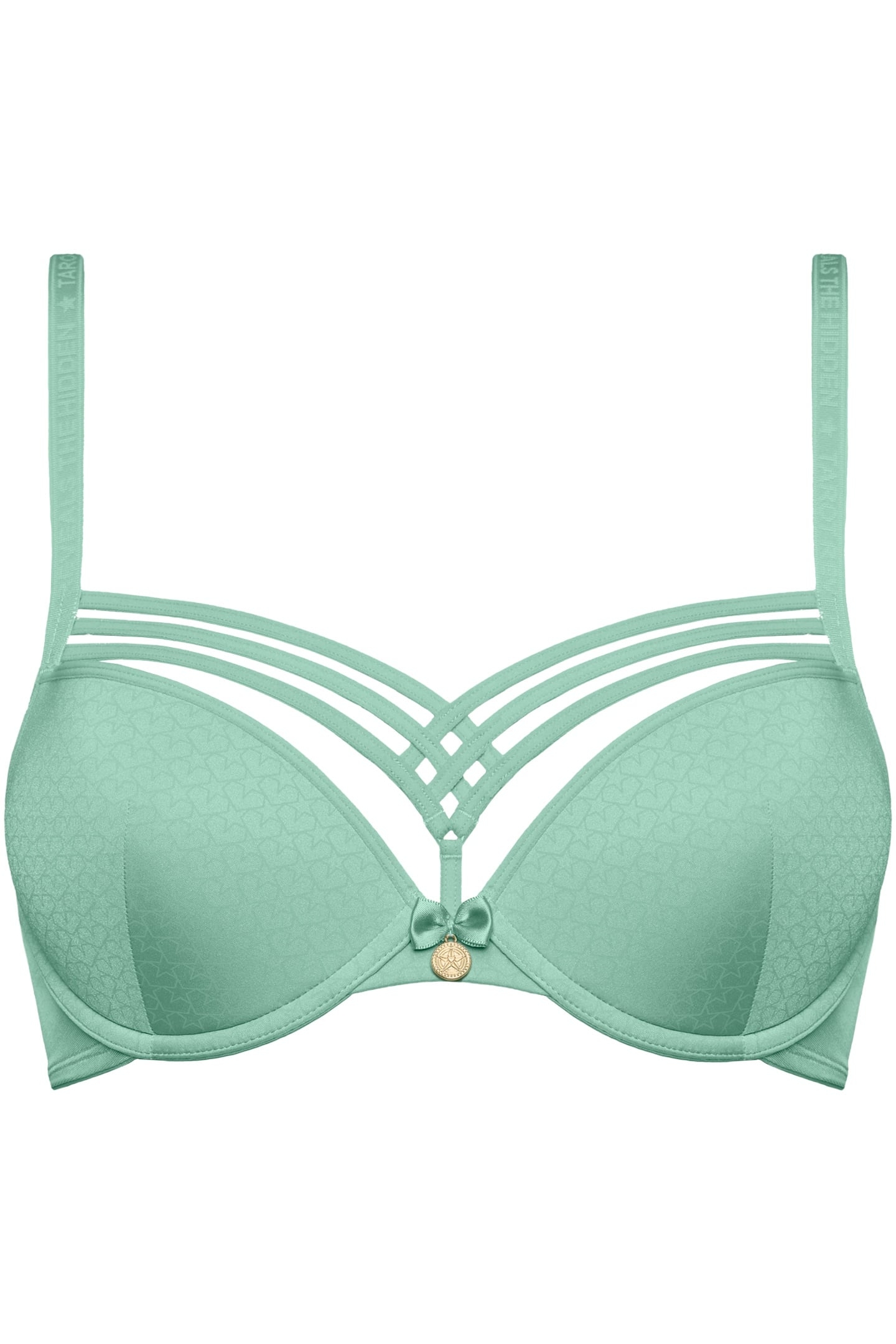 DAME DE PARIS BRAPUSH UPWIRED PADDED GREEN 3