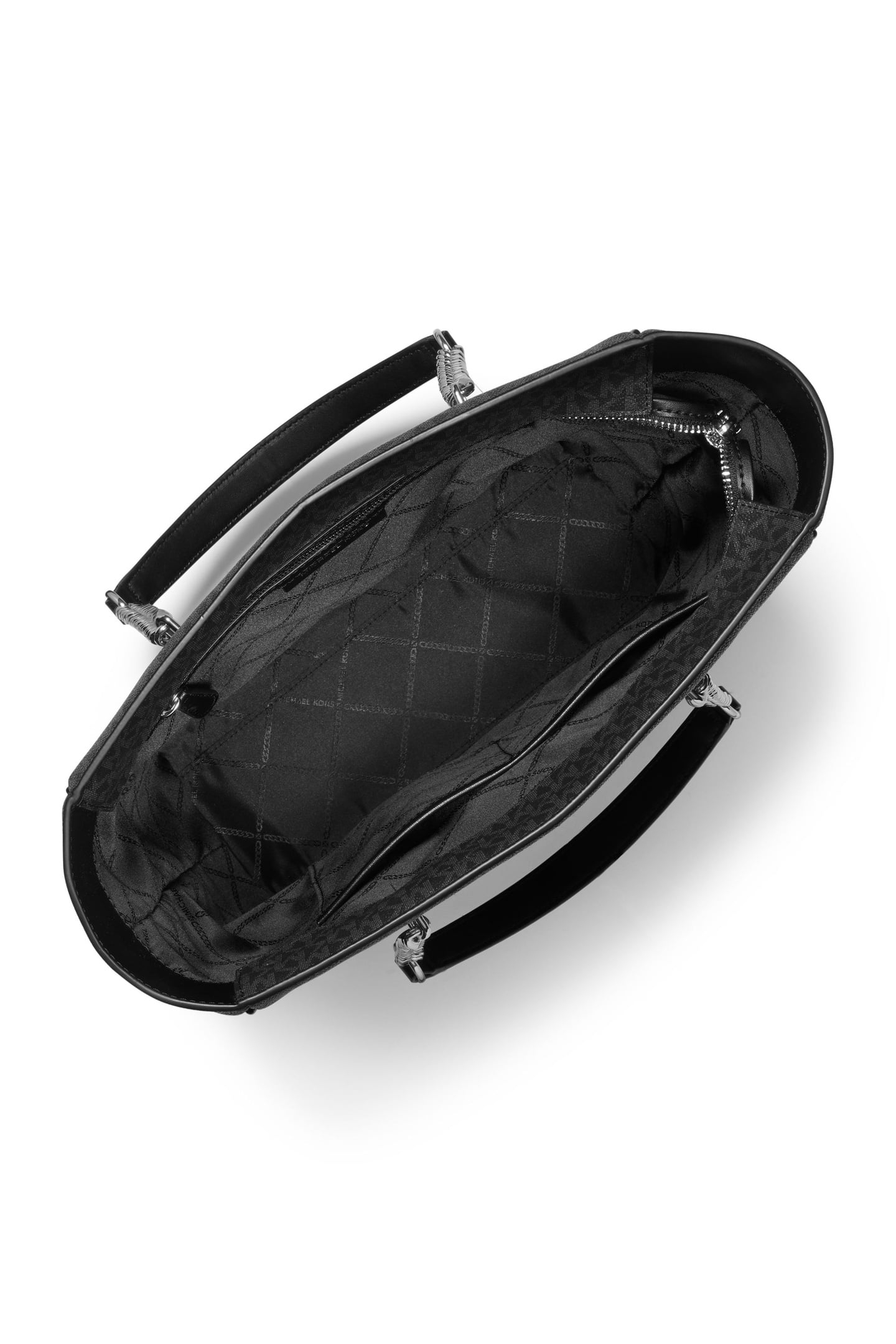 LARGE CHAIN TOTE BLACK 2