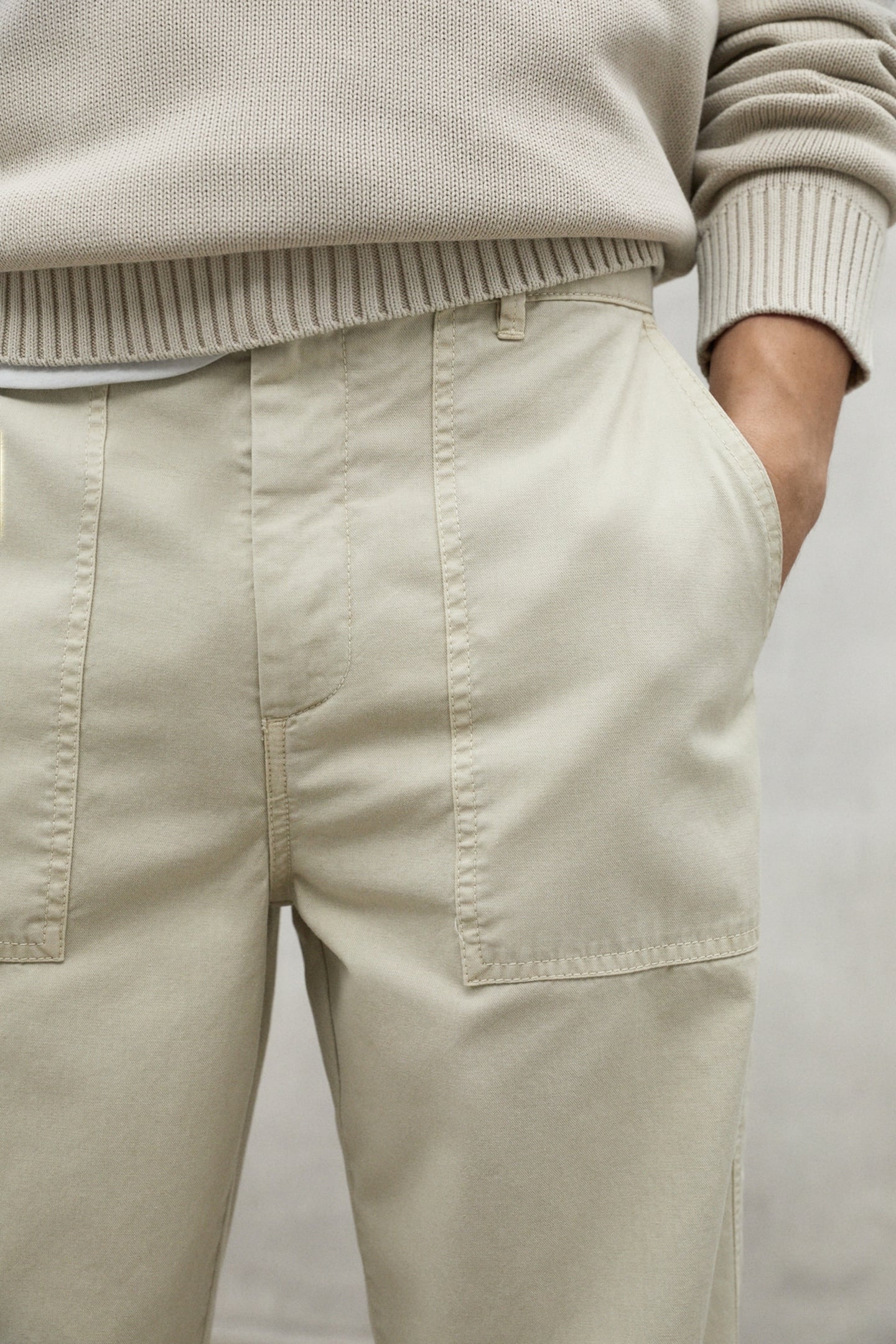 NALONALF PANTS STONE 2