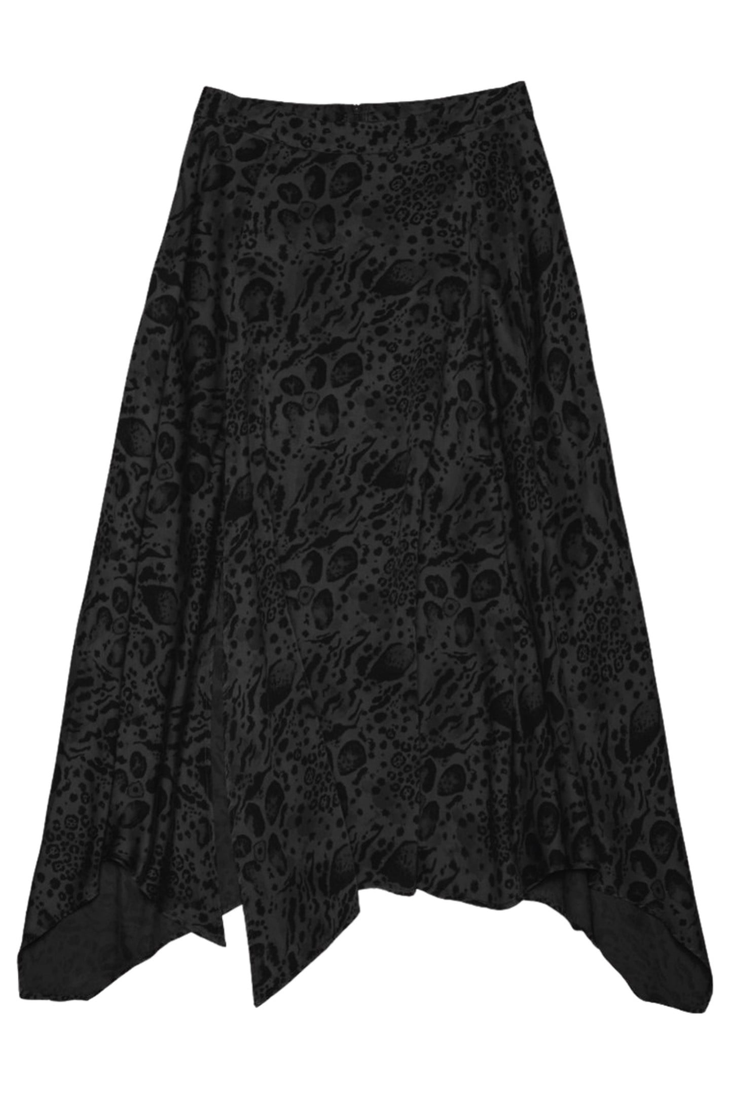 THE PRINTED DARK CHILL SKIRT BLACK 2