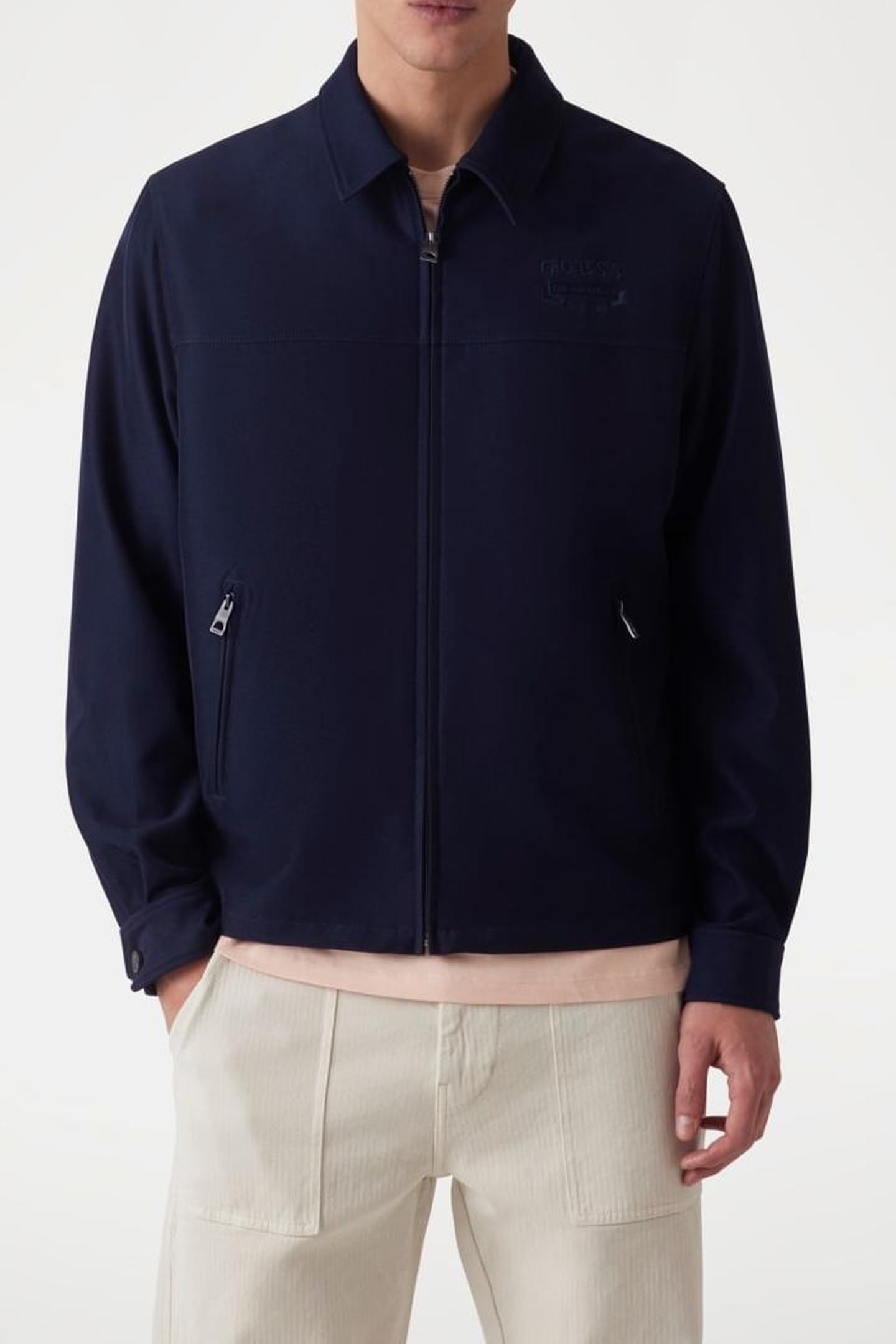 GUESS ECO FINE OVERSHIRT SMART BLUE 6