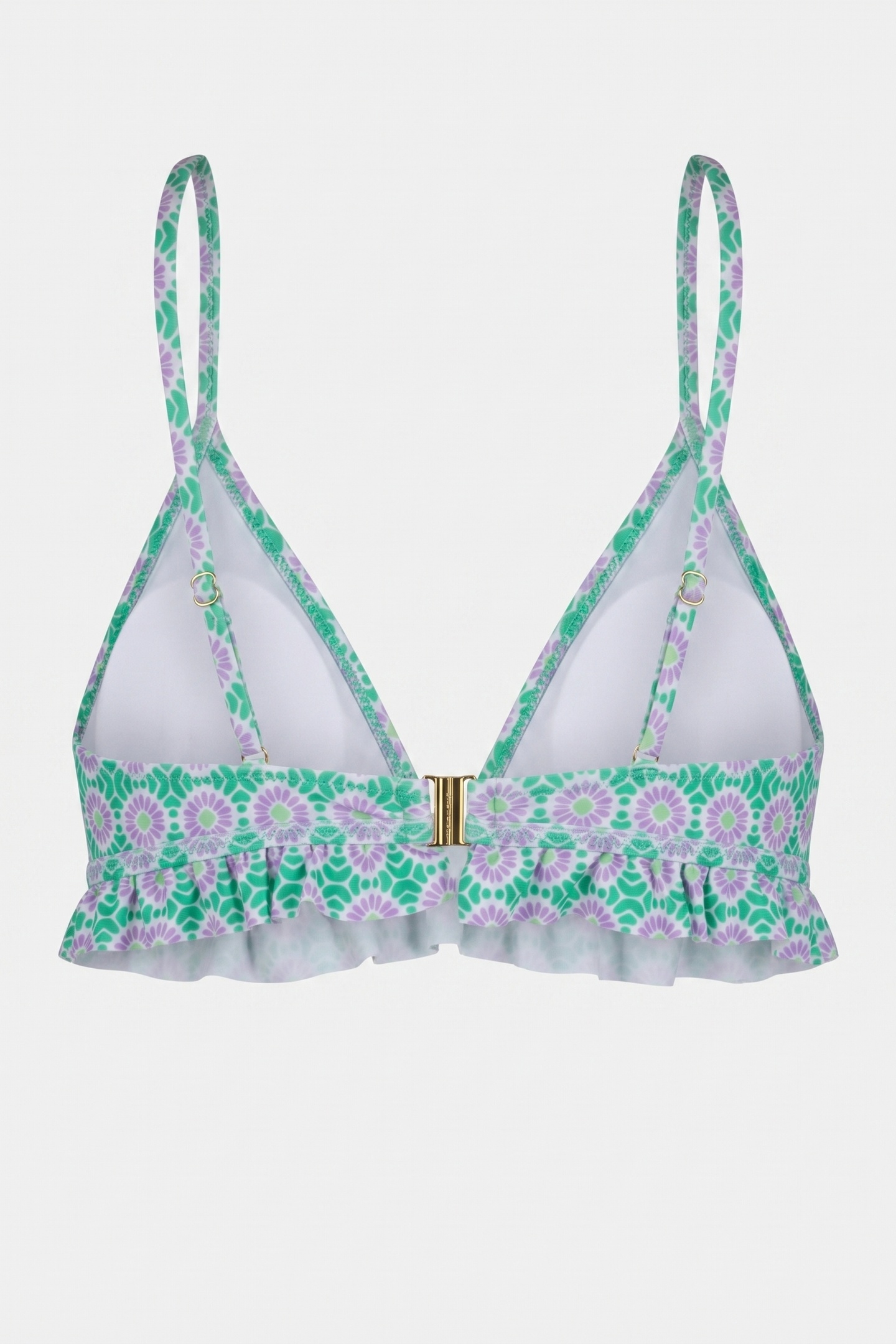 ROMY RUFFLE BIKINI TOP PORTO TILE FRESH GREEN 3