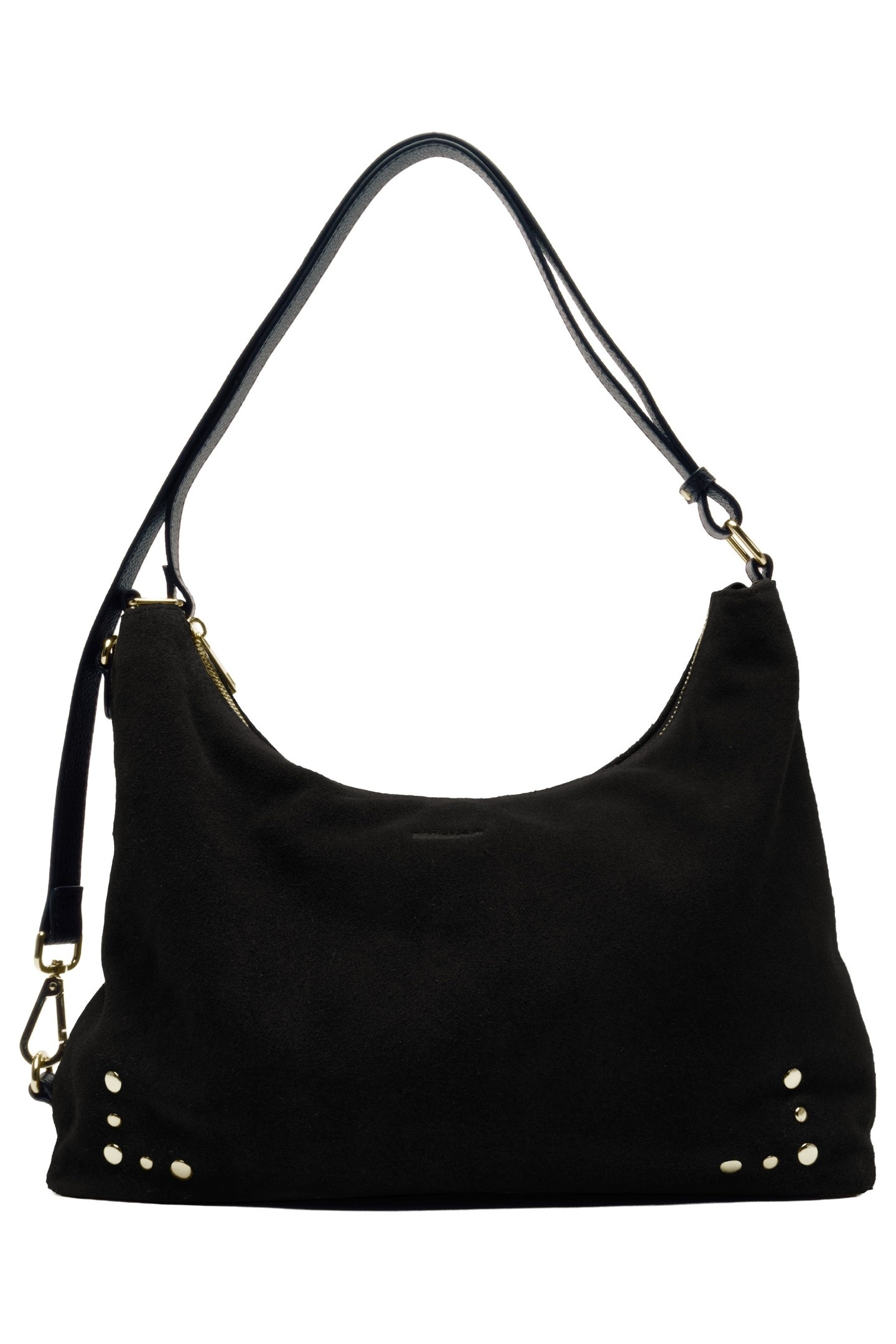 RIO SUEDE BLACK W. GOLD 2