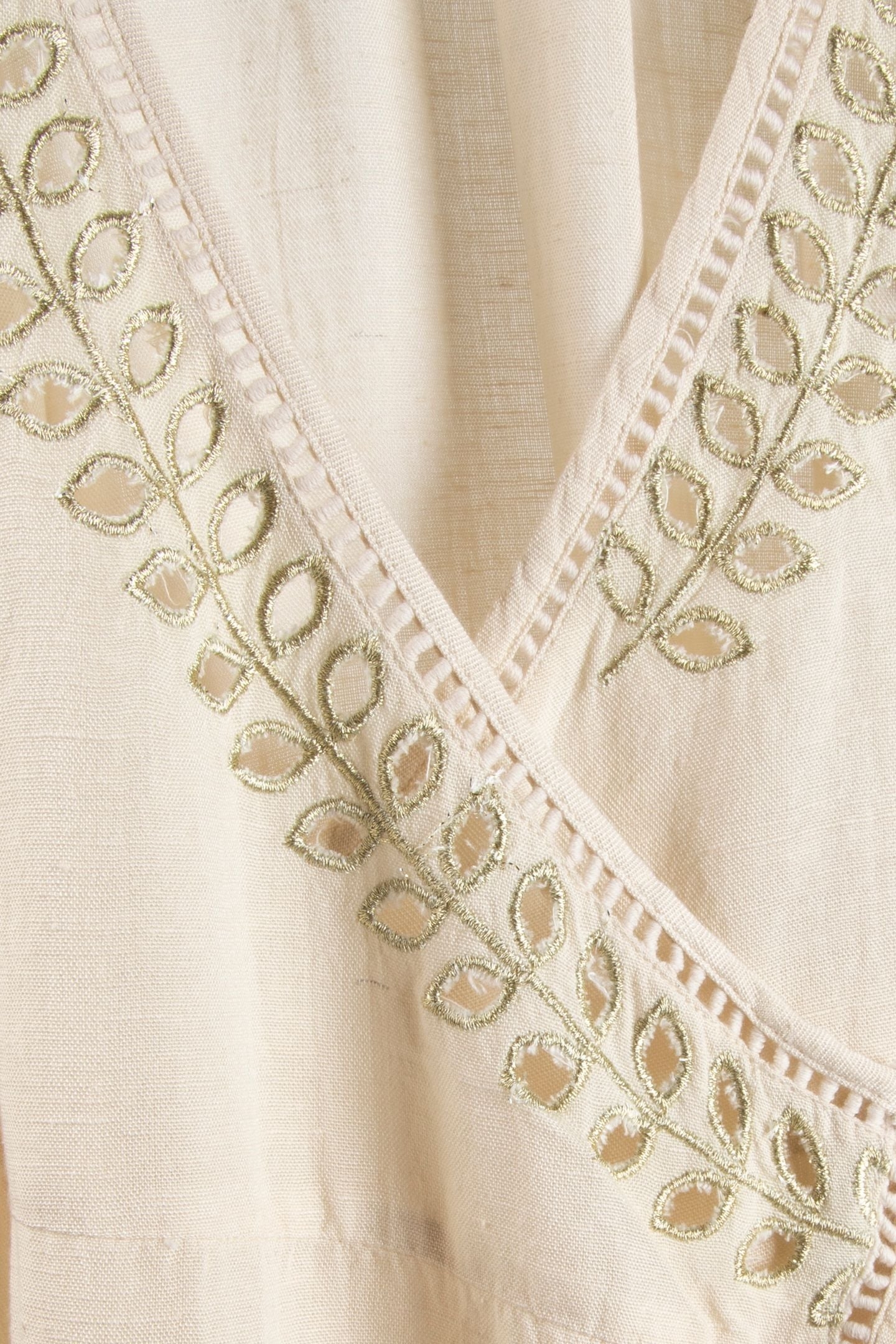 FLASH DRESS EMBROIDERED IVORY 4