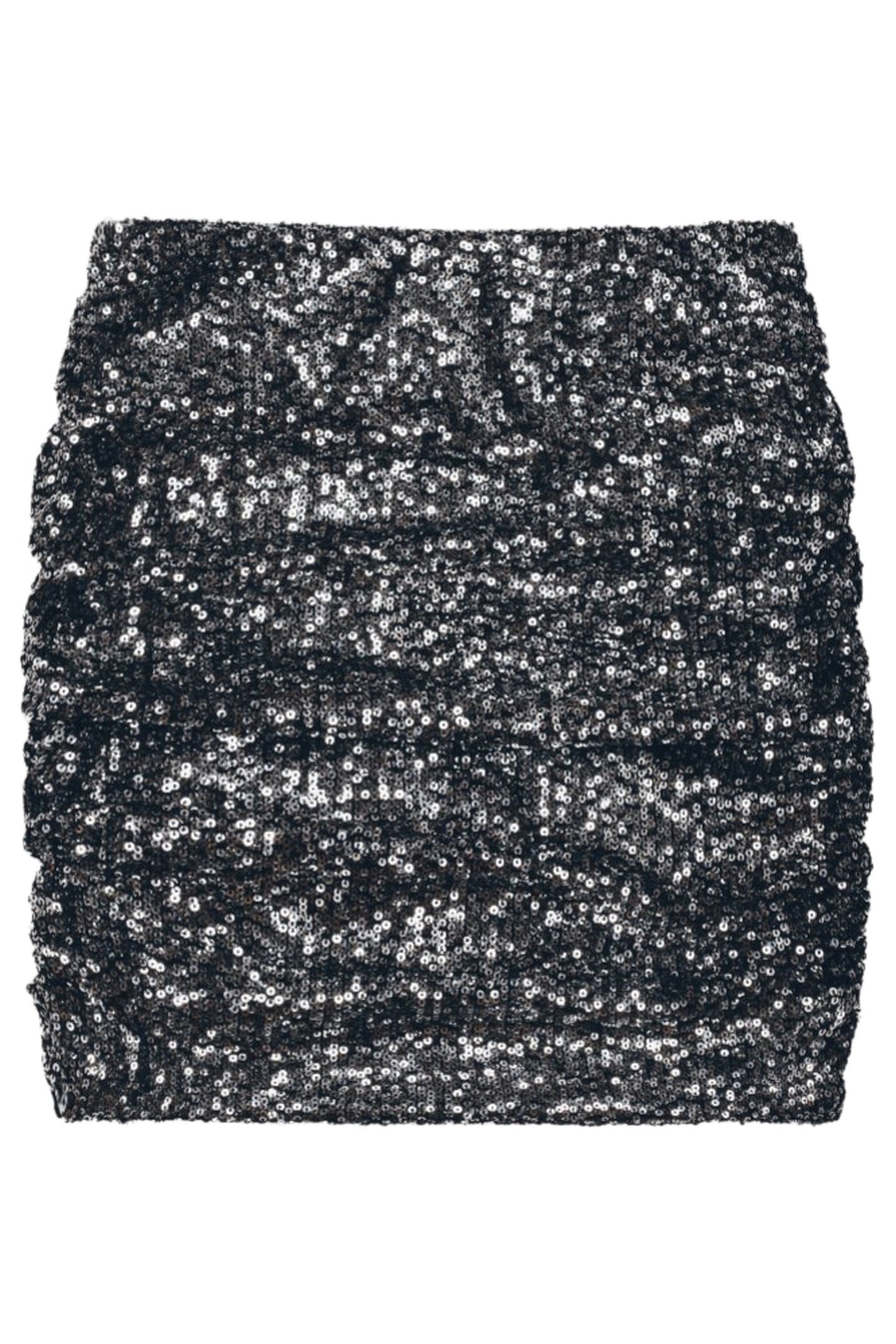 THE DARK SEQUIN SKIRT BLACK 2