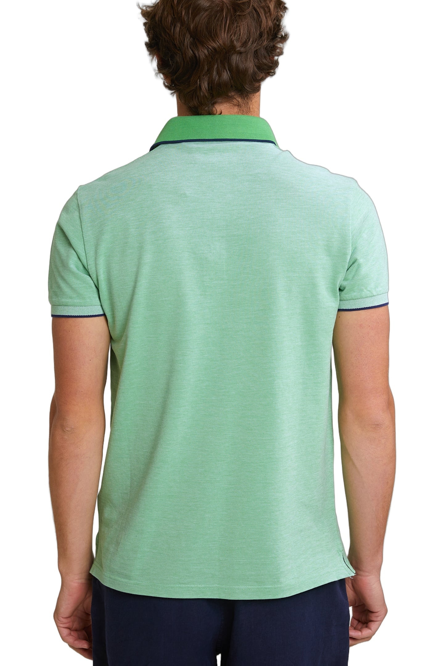 CUSTOM FIT COTTON STRETCH POLO BREADFRUIT 4