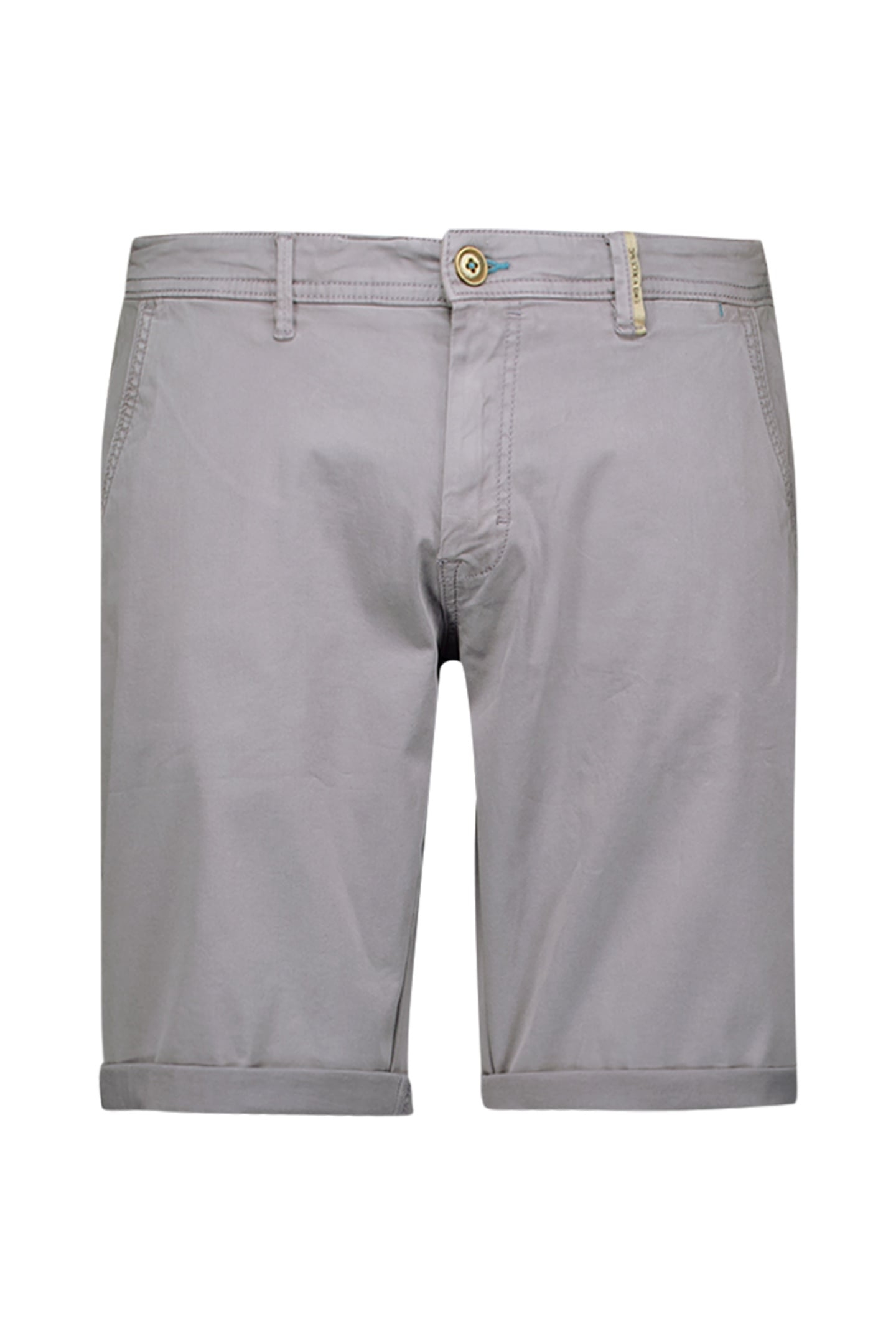 SHORT CHINO GARMENT DYED TWILL STRETCH WASHED BLUE 4