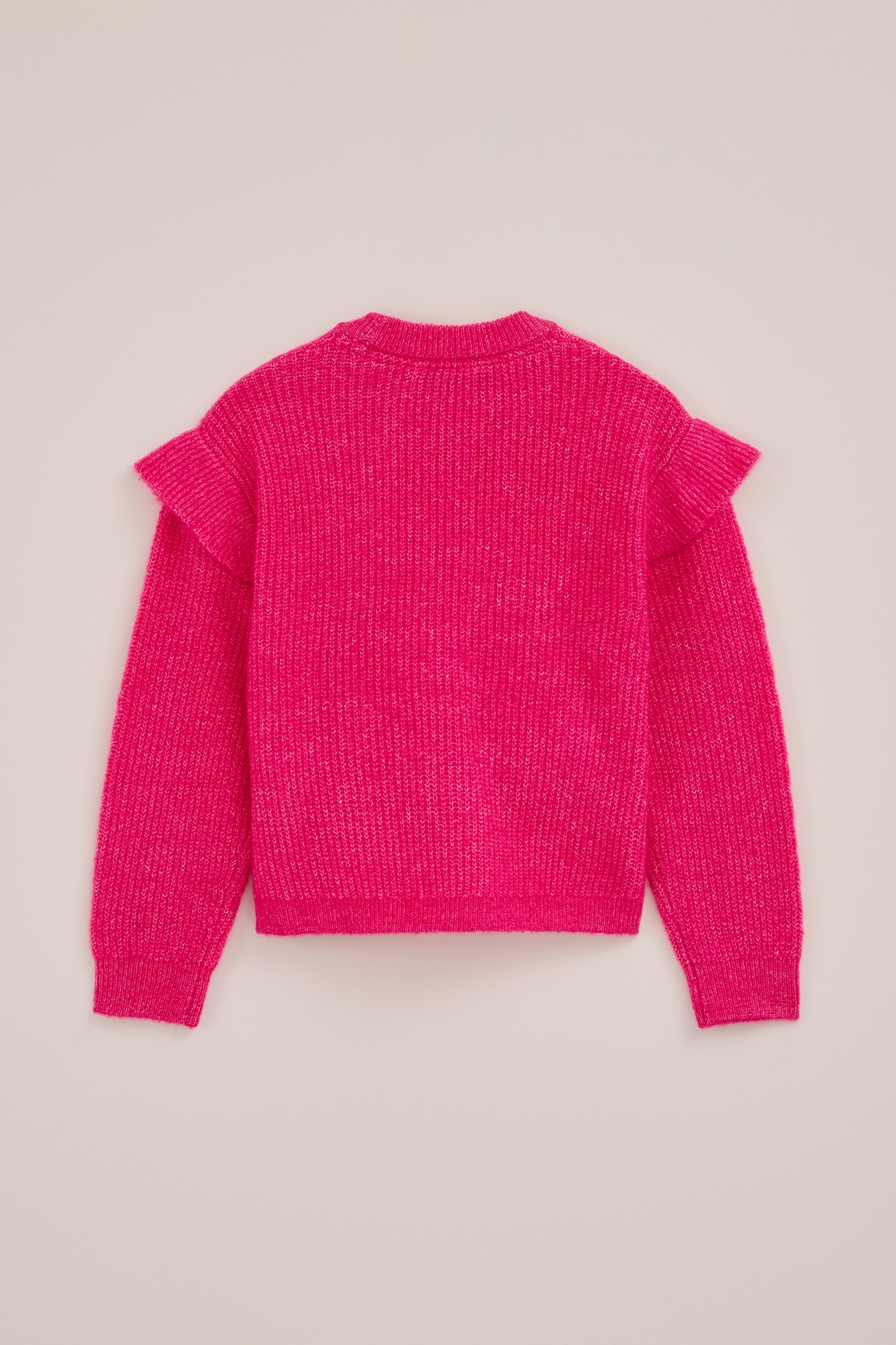 KNITTED PULLOVER BRIGHT PINK 4