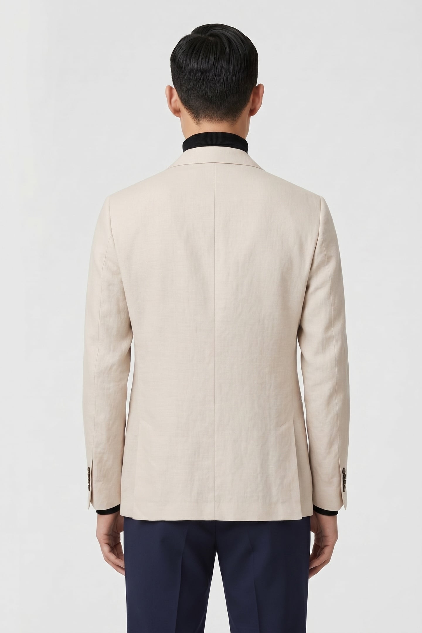 FORMAL LINEN JACKET STONE 2