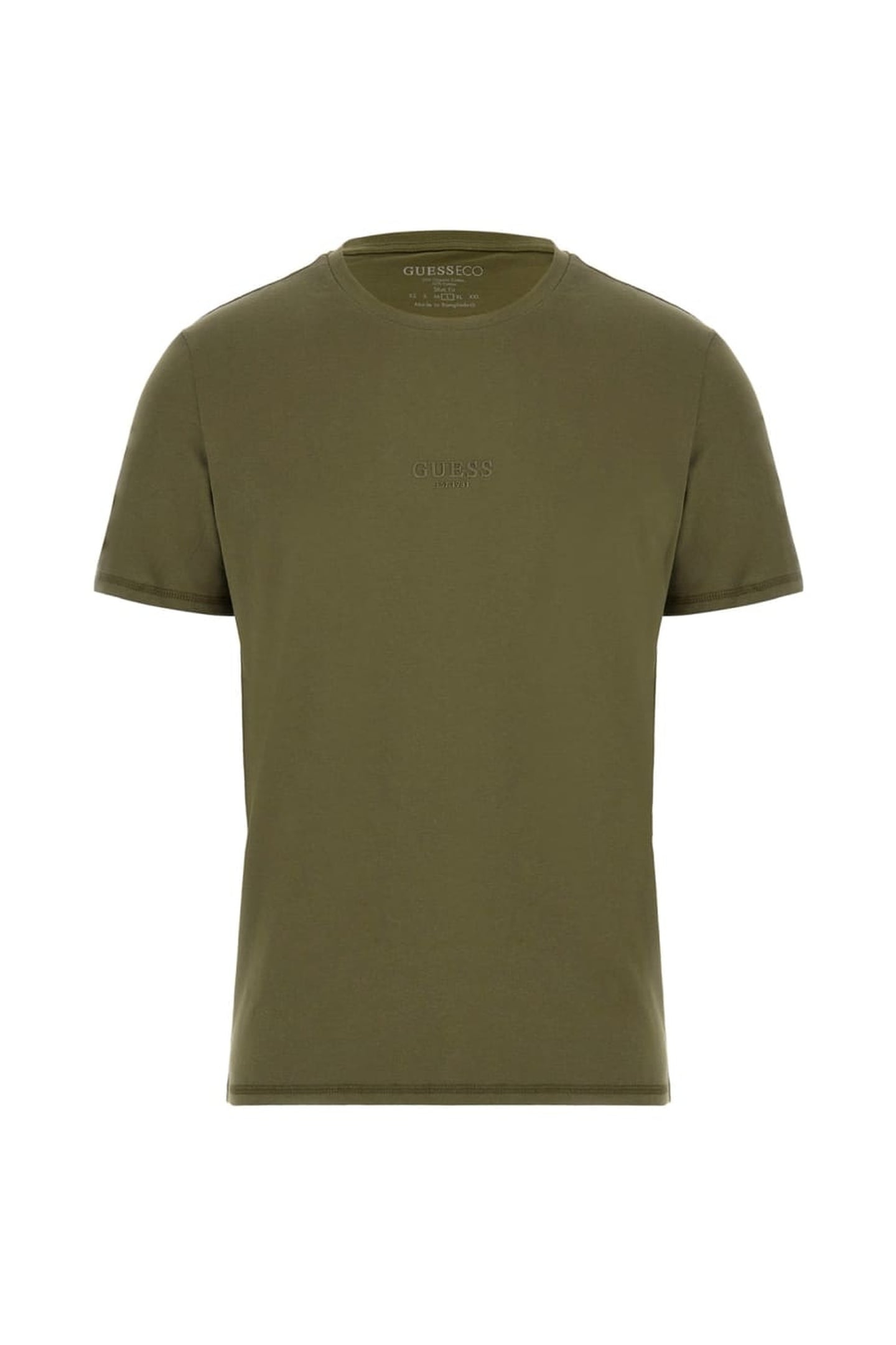 GUESS ECO AIDY CN SS TEE ARMY OLIVE 7