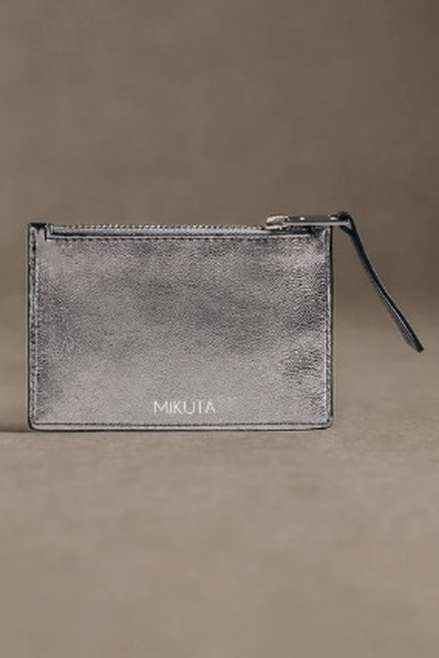 THE SILVER LEATHER WALLET SILVER 1