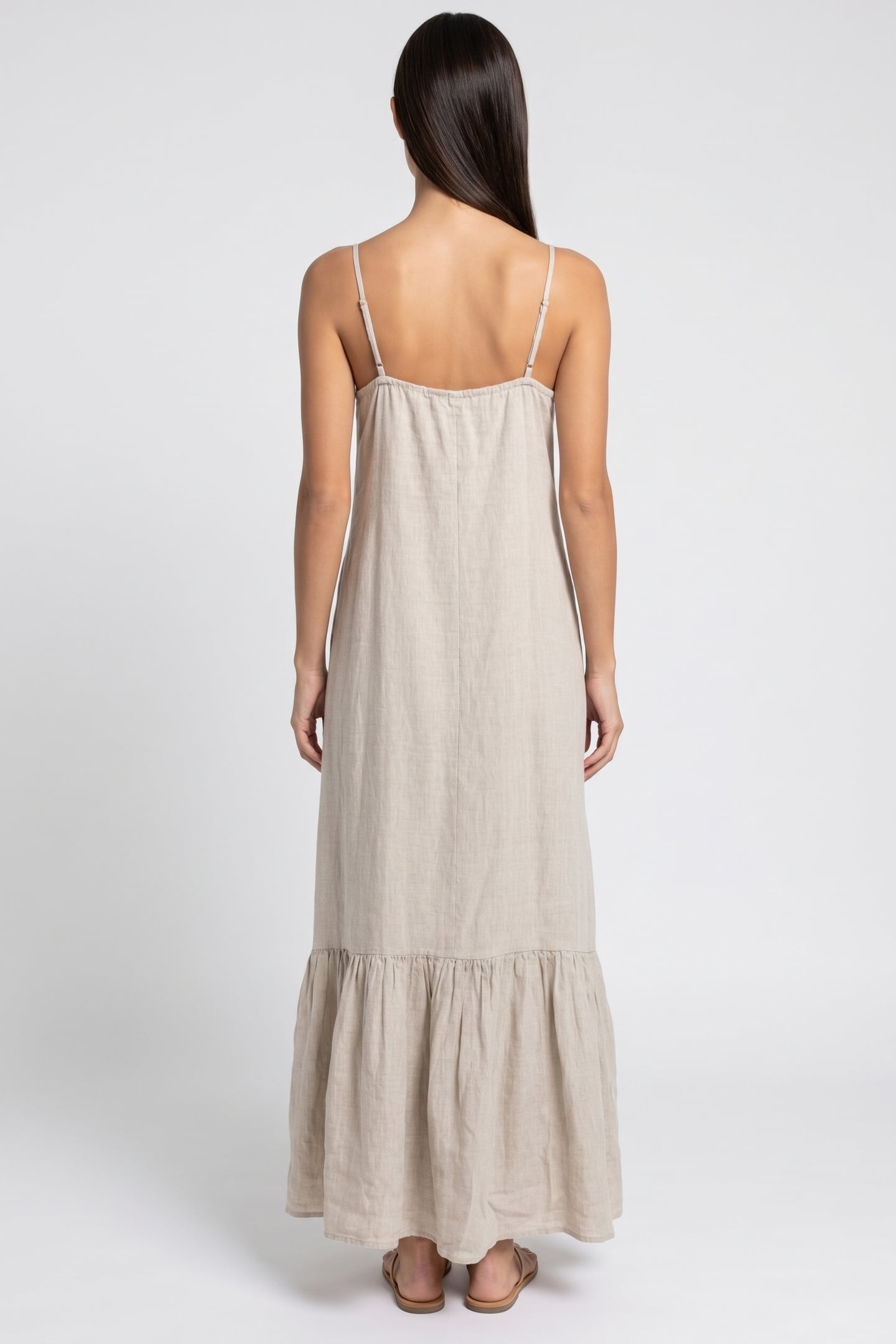 MISA DRESS BEIGE 2