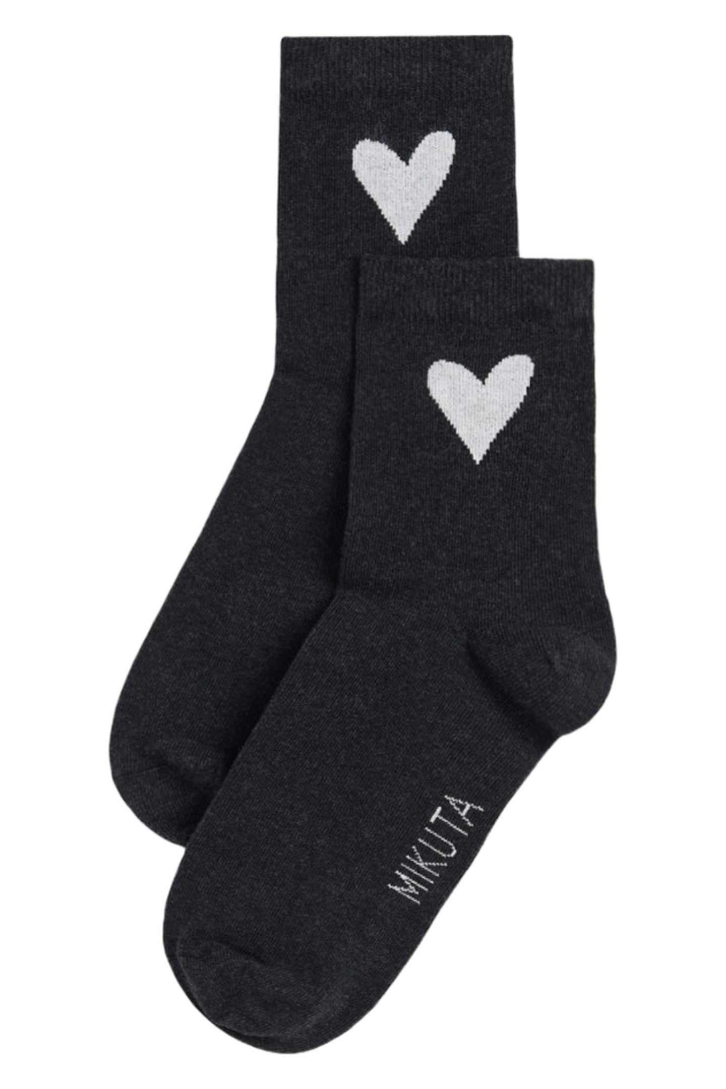 THE DARK HEART SOCKS BLACK 1