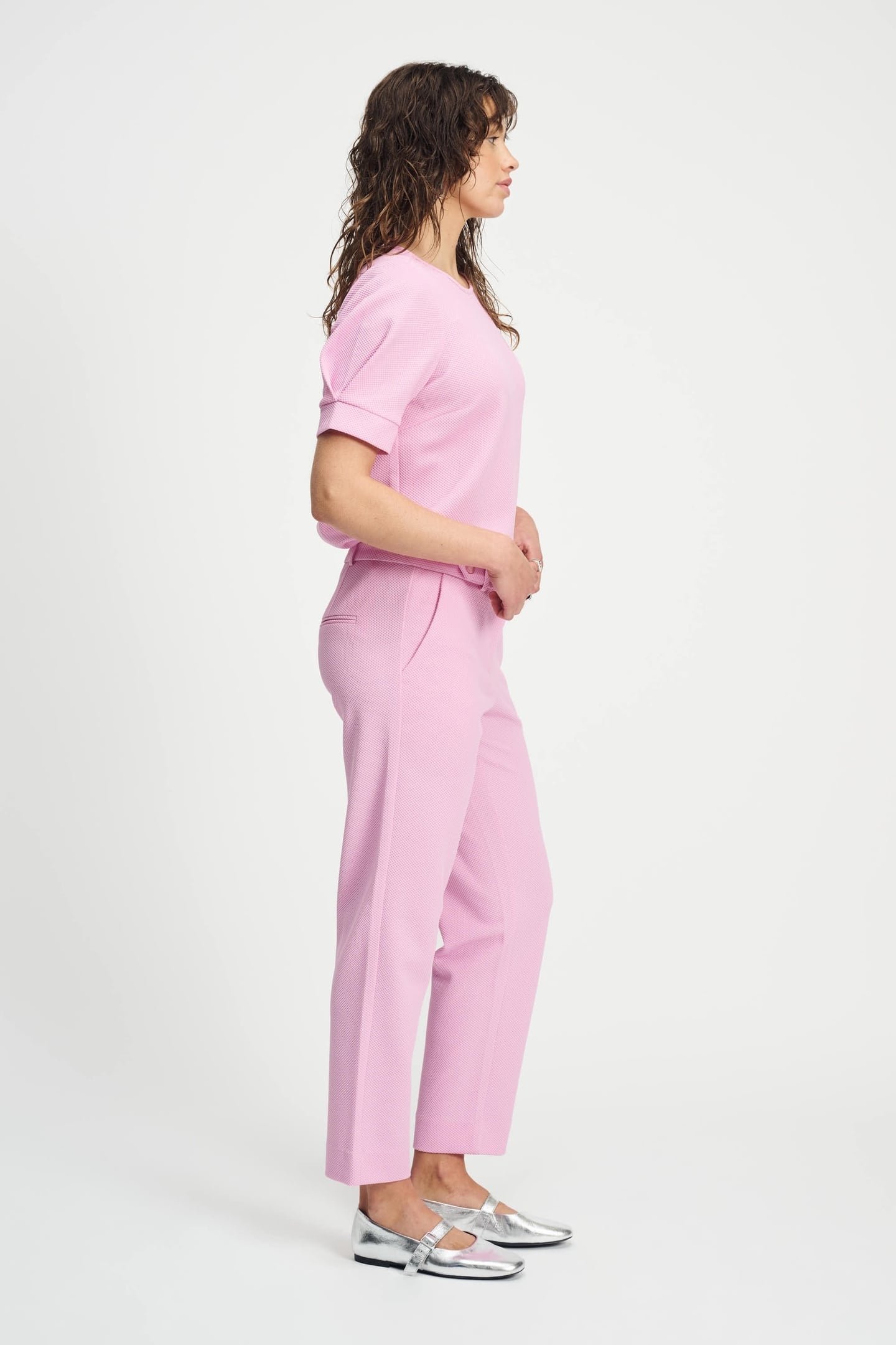 PANTS - TAPERED ROSE PINK 3