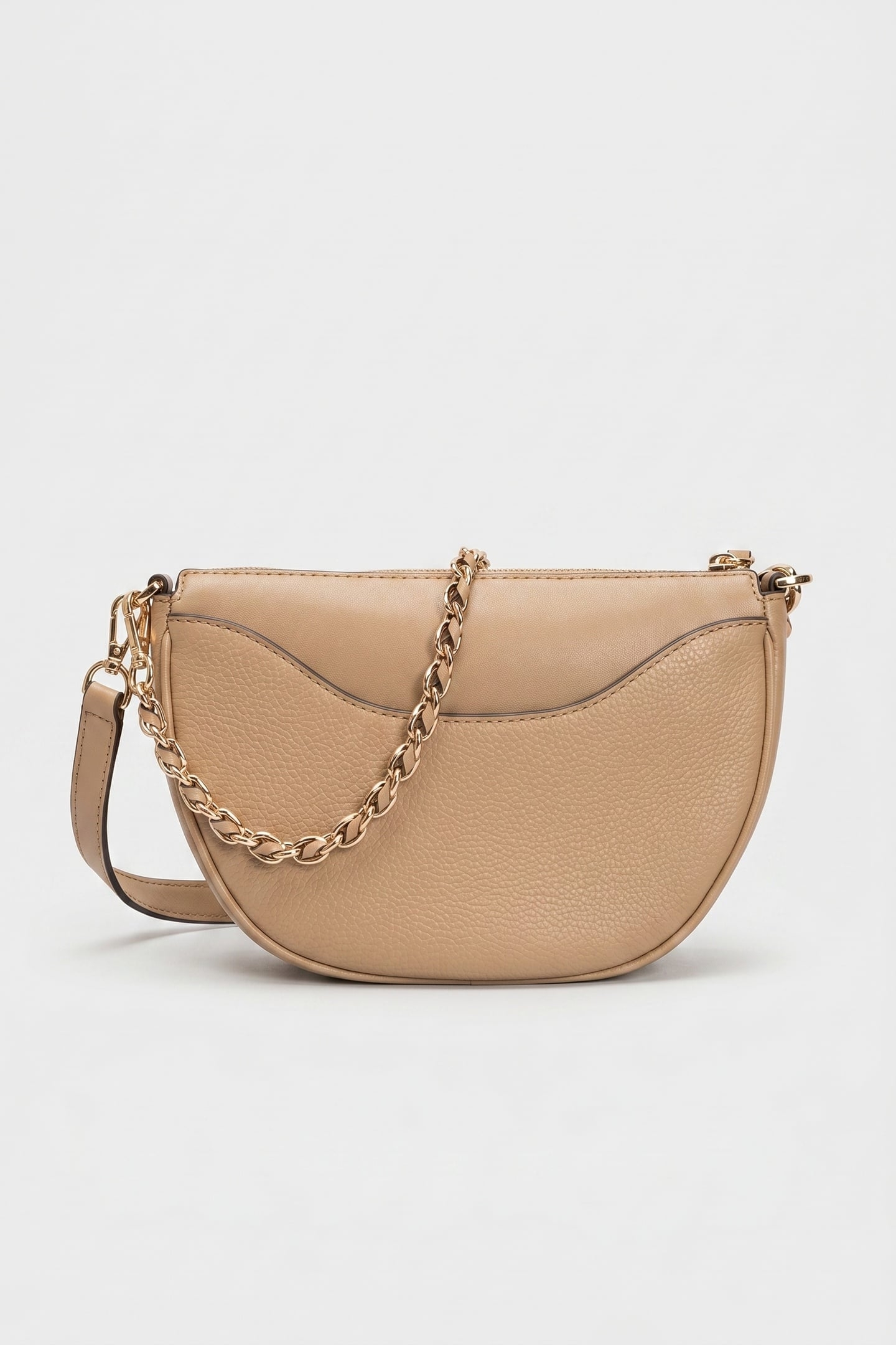 SMALL HALF MOON POUCHETTE CAMEL 3