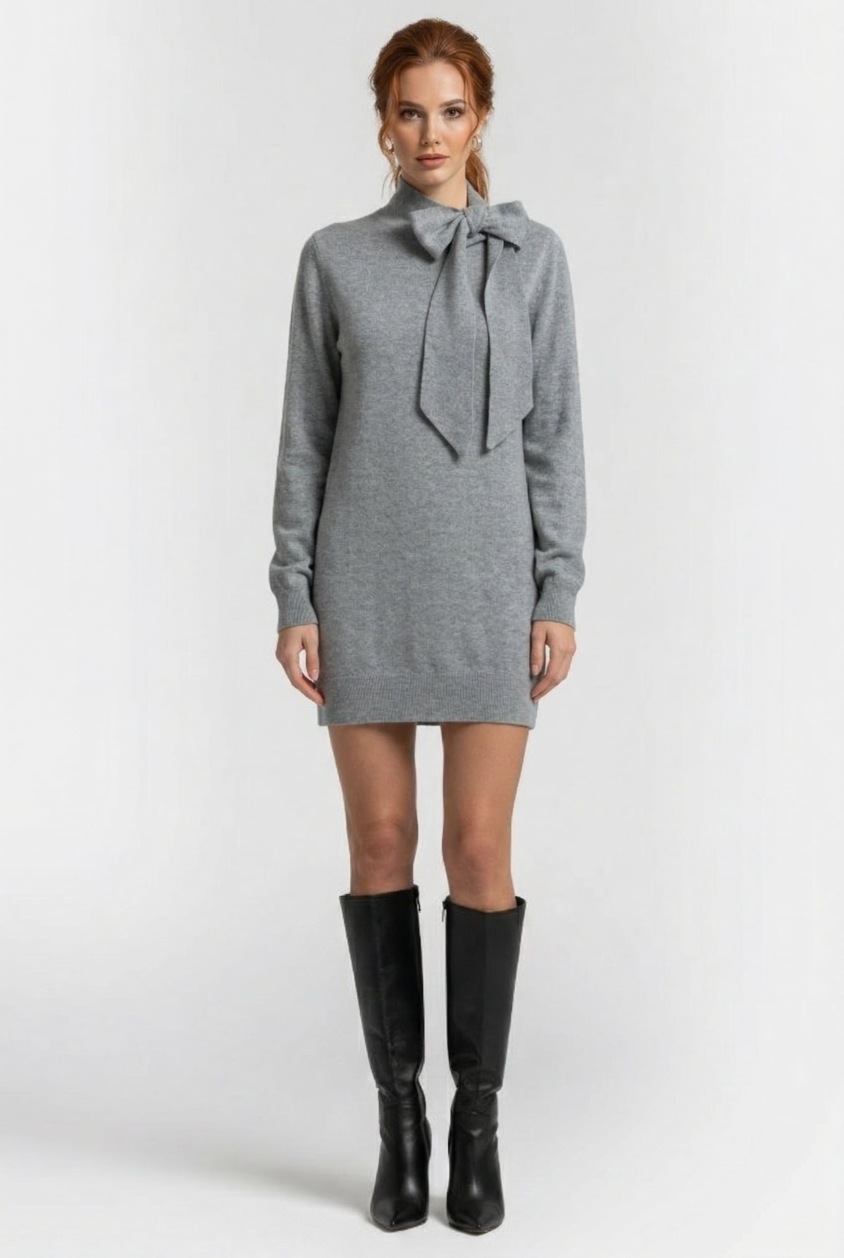 GABBE DRESS GREY 1