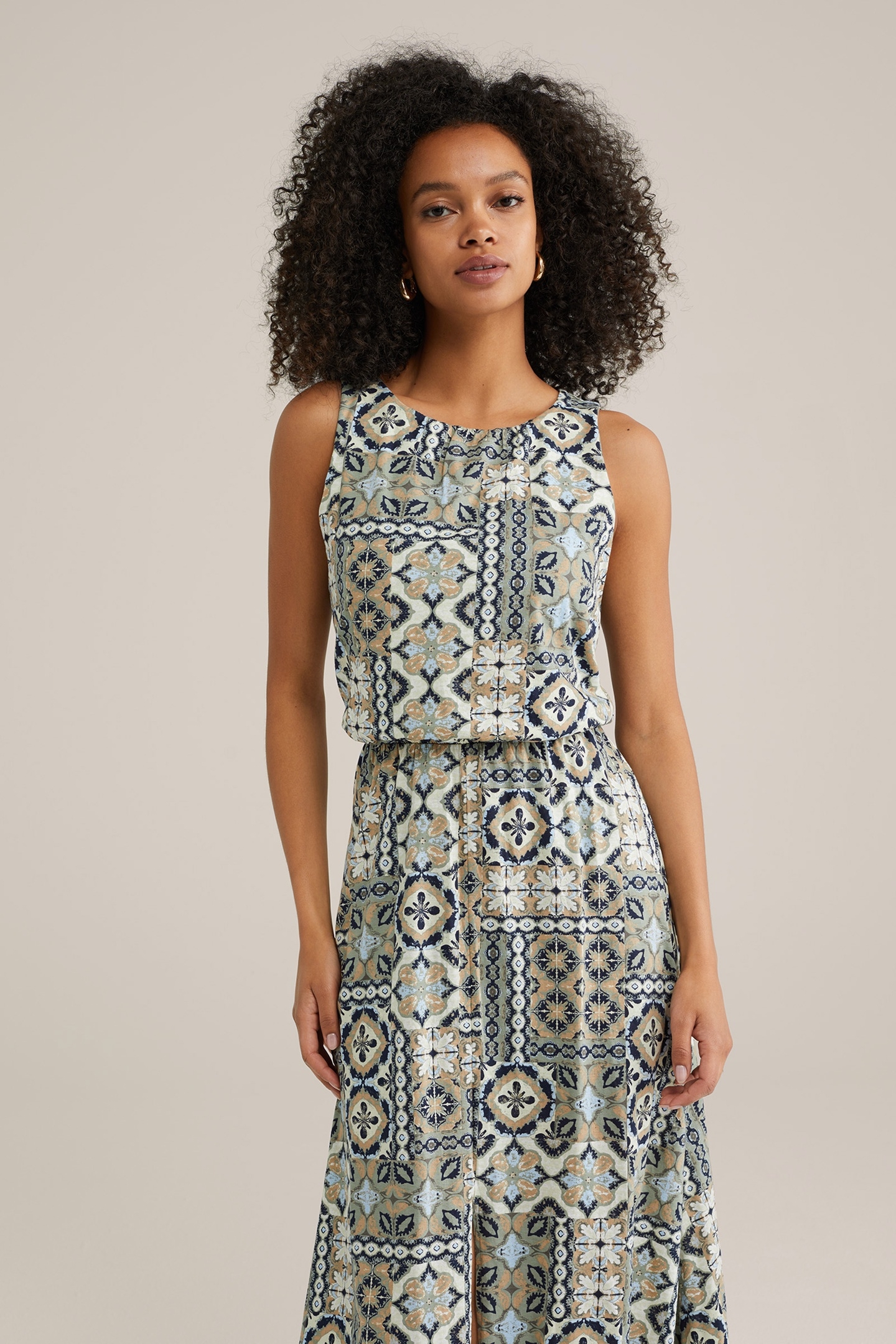 DRESS MID LENGTH GREEN 2