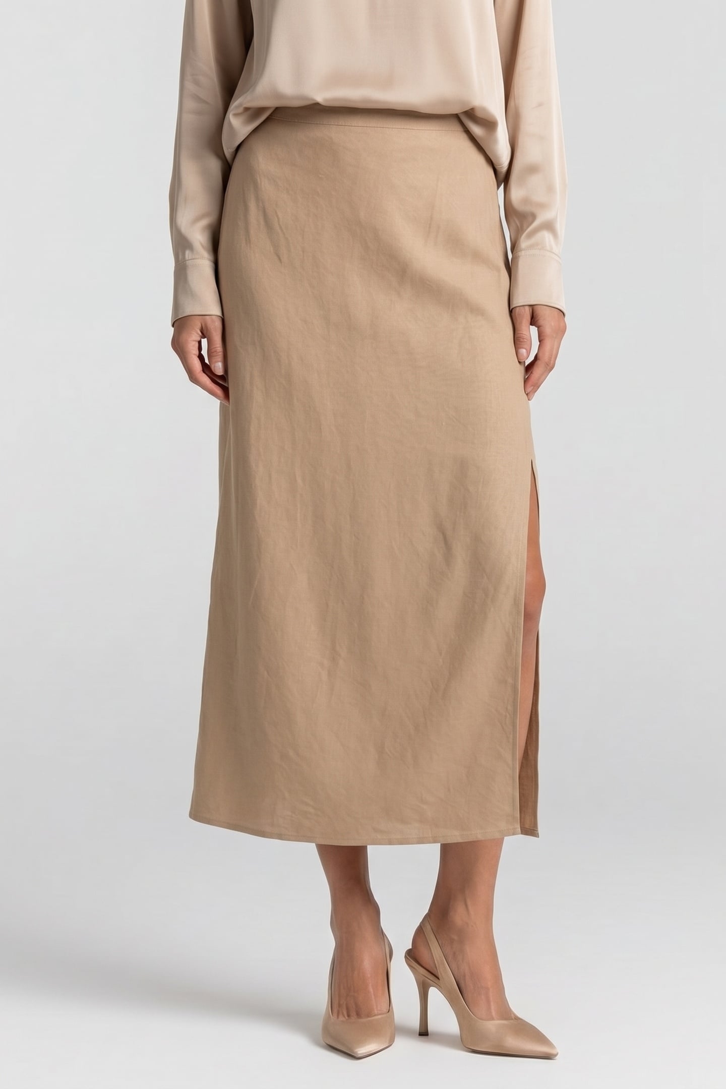 EVINA SKIRT BEIGE 1