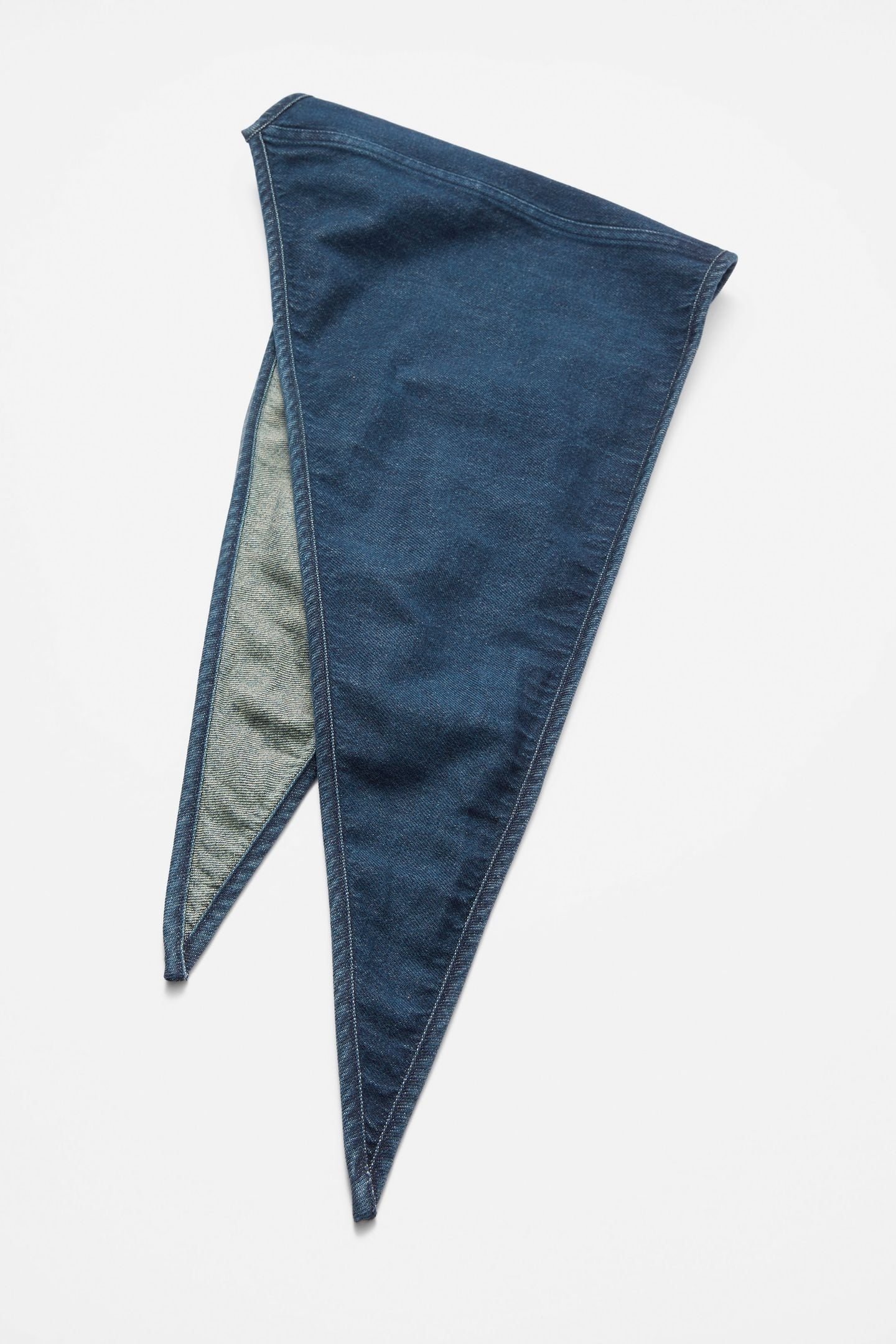YUKI DENIM SCARF BLUE 2